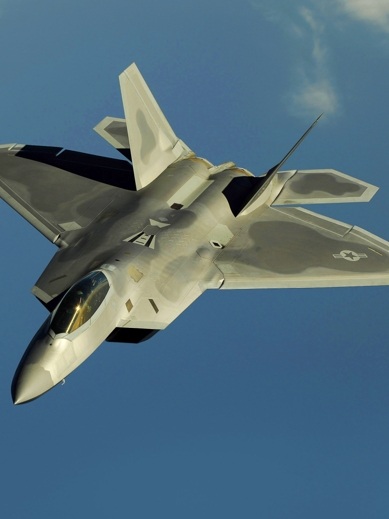 Handy-Wallpaper Militär, Düsenjäger, Lockheed Martin F 22 Raptor kostenlos herunterladen.