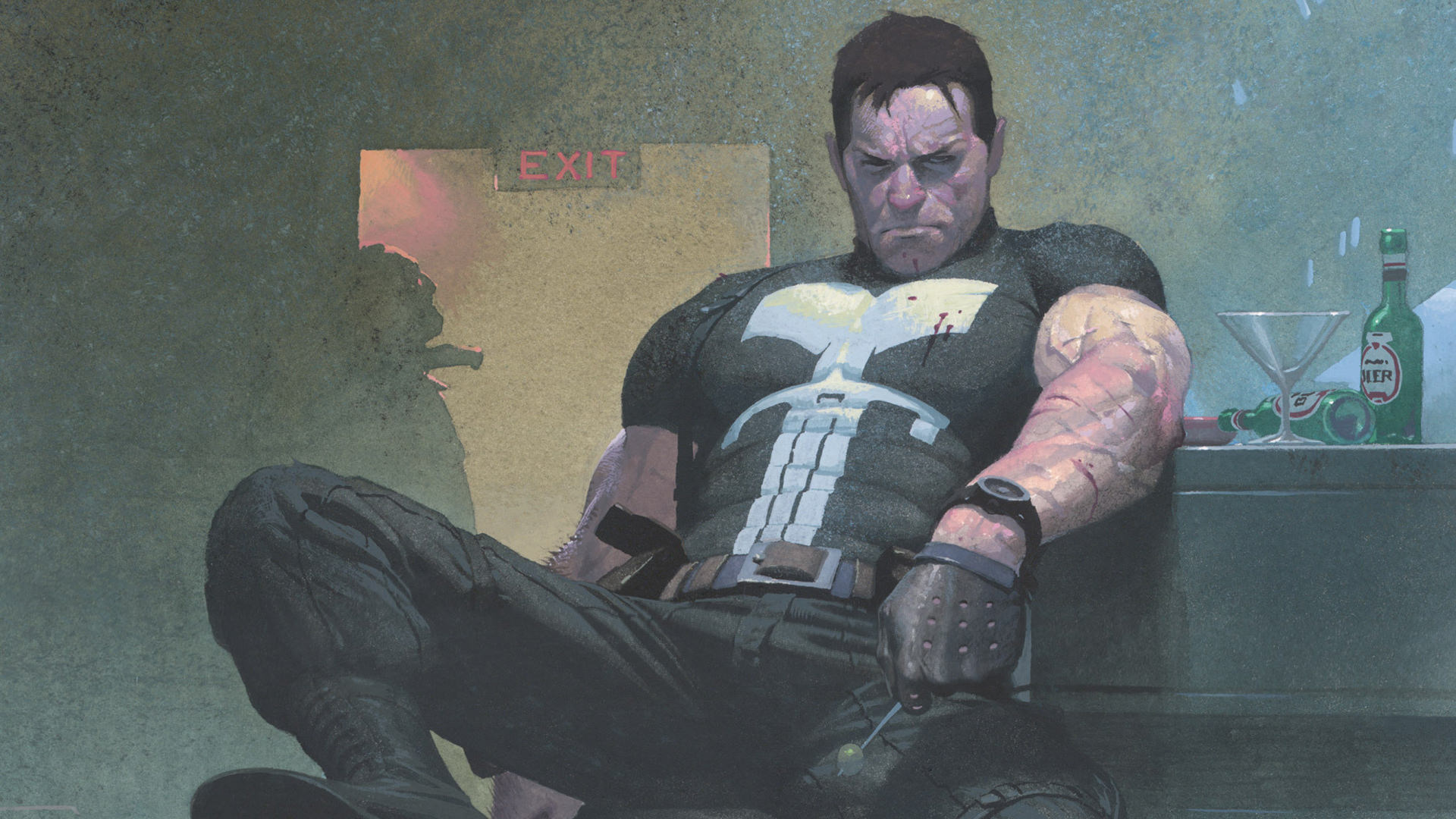 Handy-Wallpaper Comics, Marvel's The Punisher kostenlos herunterladen.