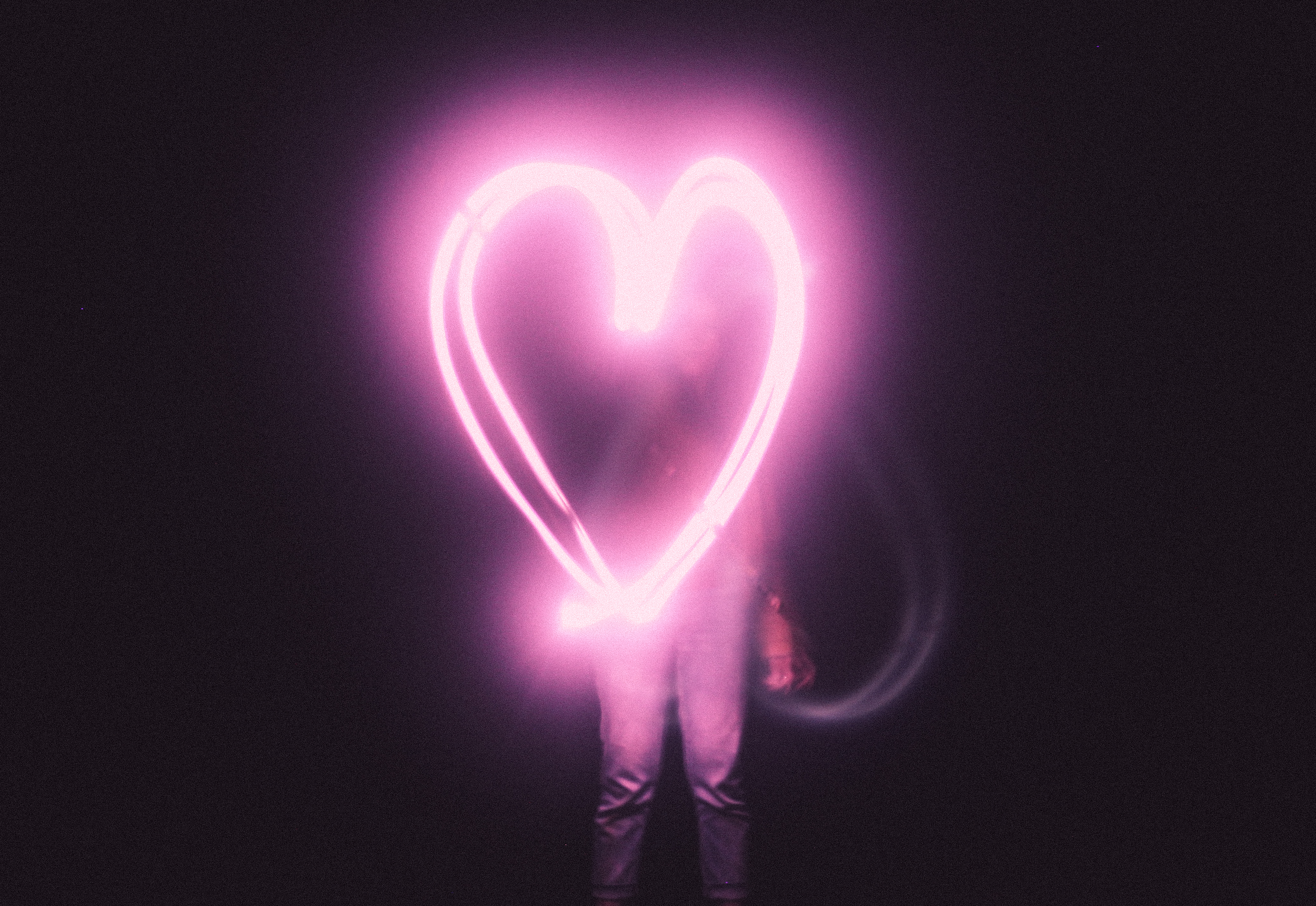 Free download wallpaper Shine, Light, Human, Person, Heart, Love on your PC desktop