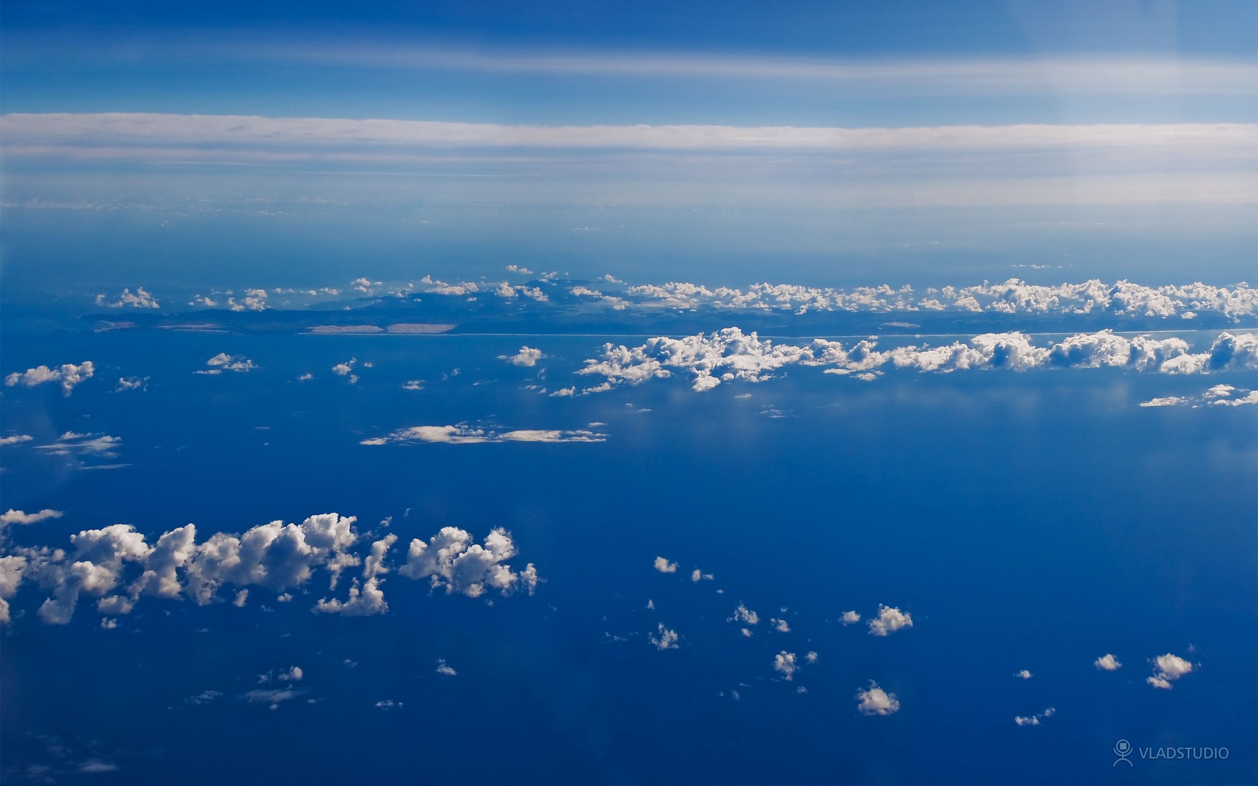 64429 скачать обои полет, облака, голубой, высота, природа, небо, белый - заставки и картинки бесплатно