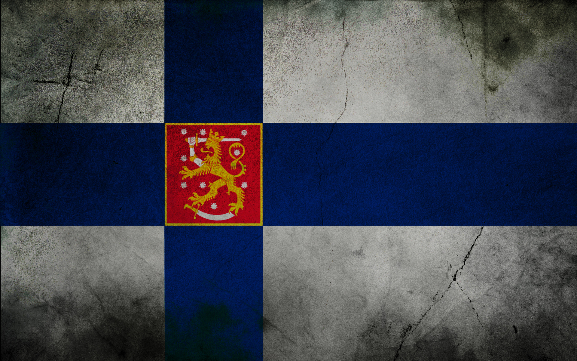 Laden Sie Flagge Von Finnland HD-Desktop-Hintergründe herunter