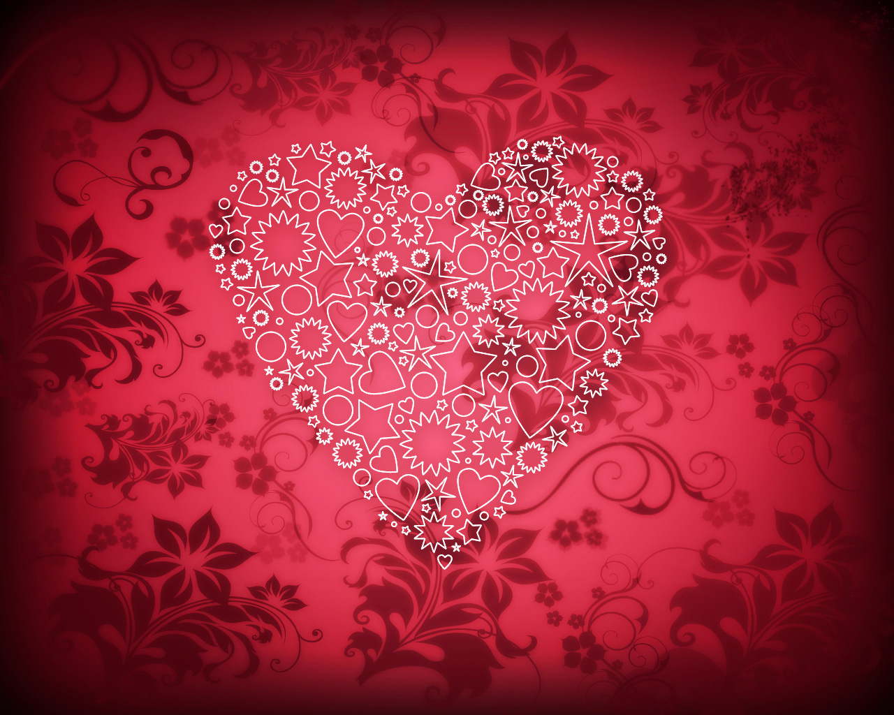 Download mobile wallpaper Objects, Background, Hearts for free.