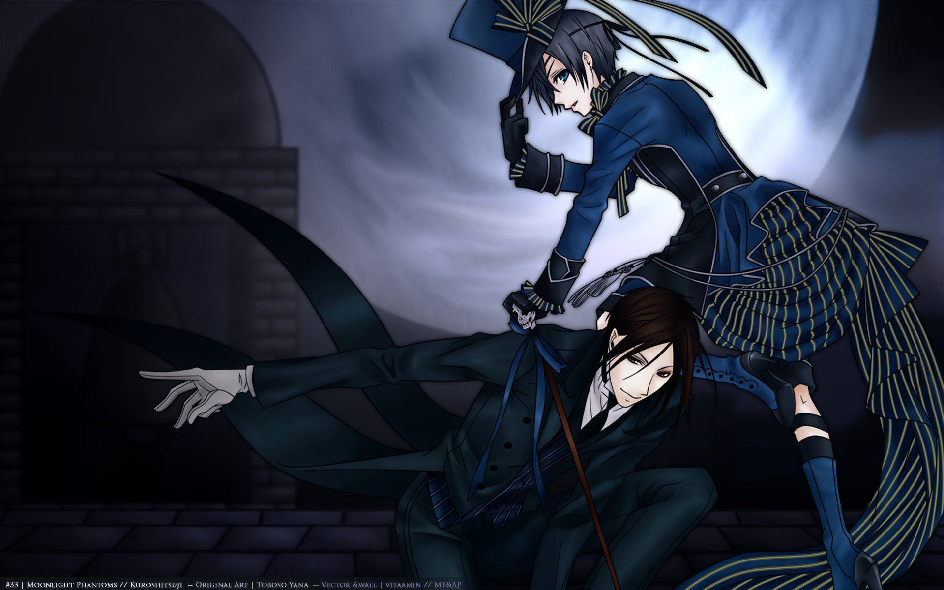 Handy-Wallpaper Animes, Black Butler kostenlos herunterladen.