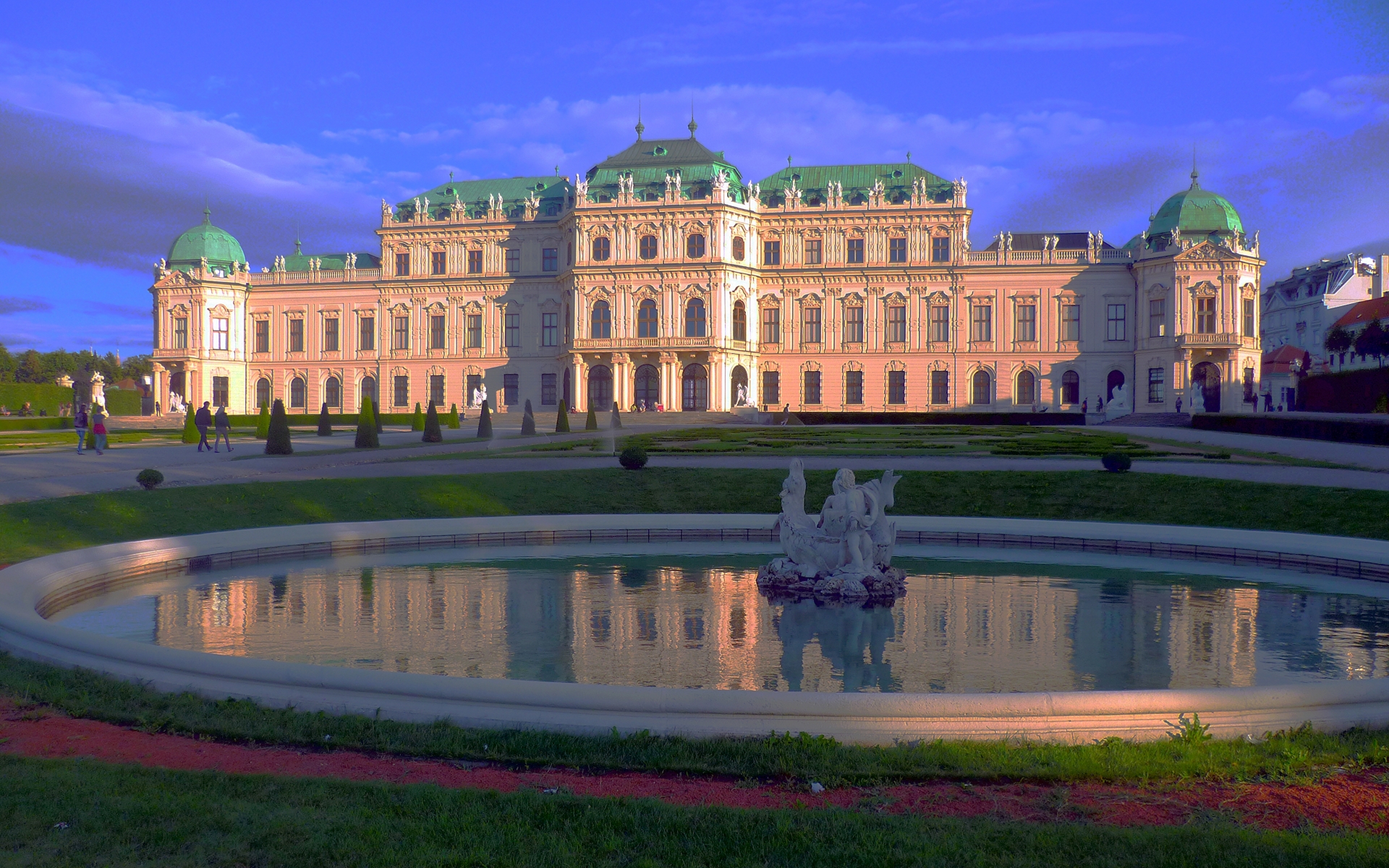 347086 descargar fondo de pantalla hecho por el hombre, palacio belvedere, palacios: protectores de pantalla e imágenes gratis