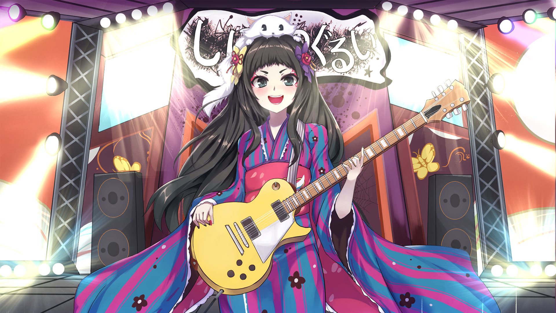 anime, show by rock!!, marimari (show by rock!!)