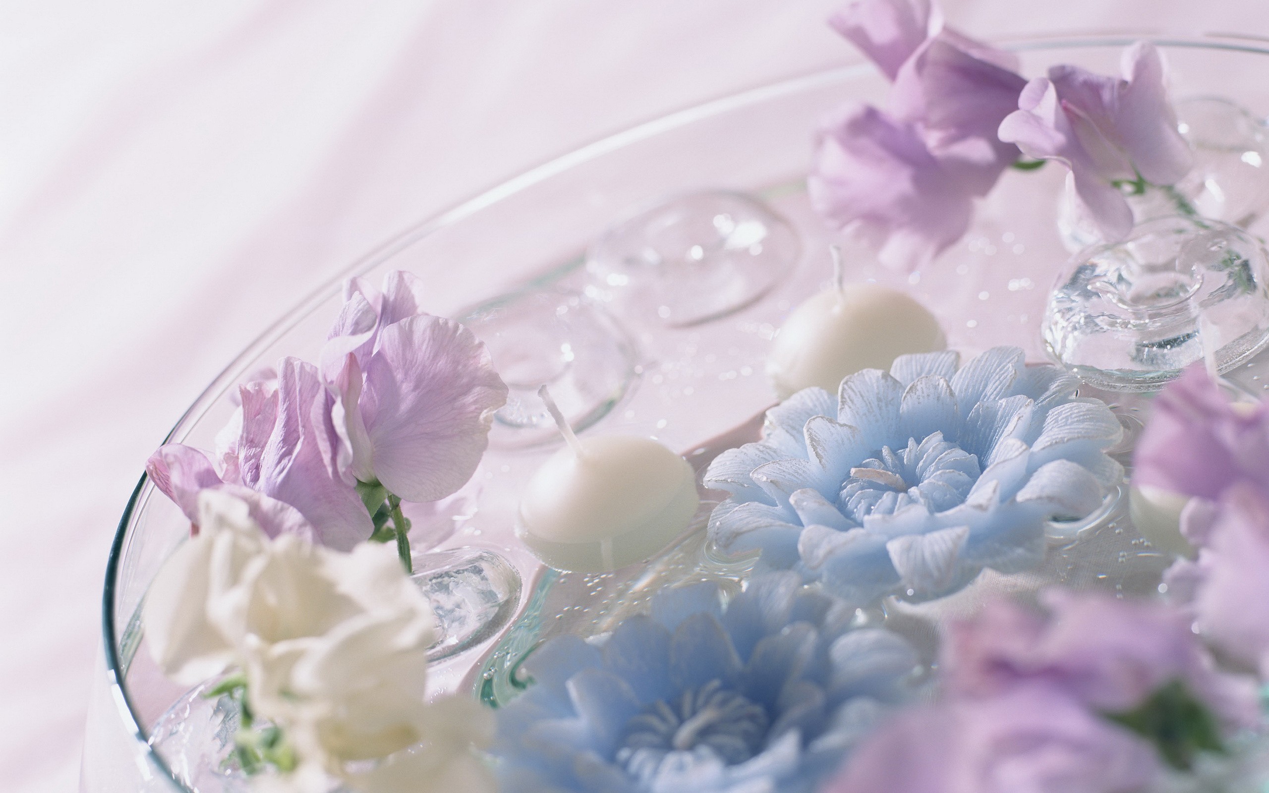 Laden Sie das Blumen, Kerzen, Hintergrund-Bild kostenlos auf Ihren PC-Desktop herunter