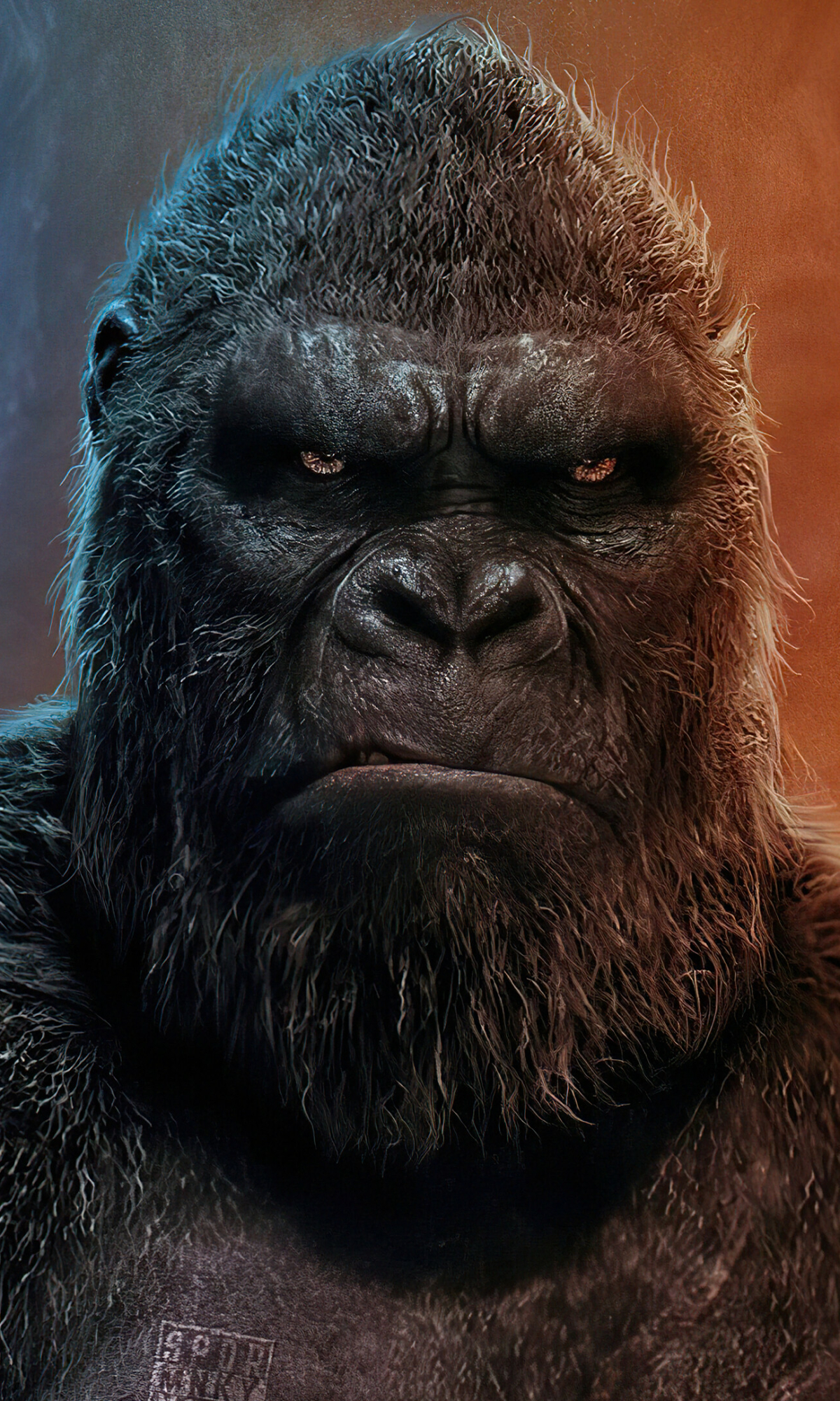 Handy-Wallpaper Filme, König Kong, Godzilla Vs Kong kostenlos herunterladen.