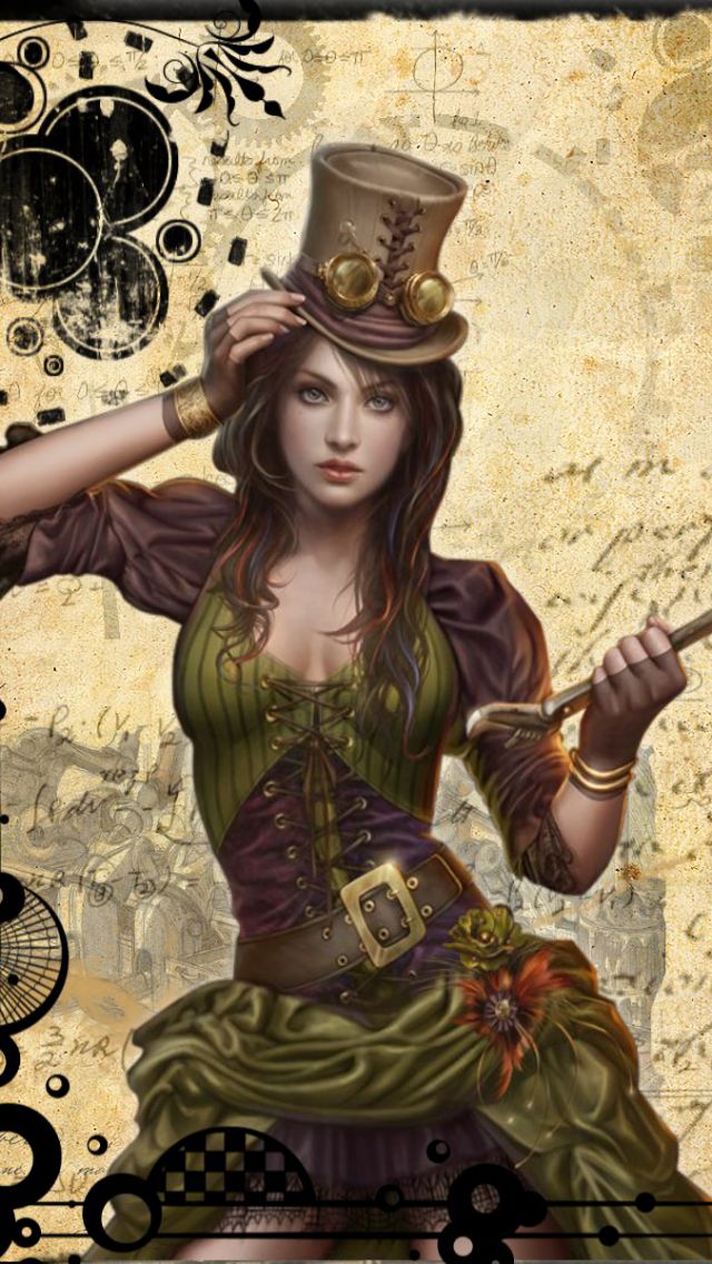 Download mobile wallpaper Sci Fi, Hat, Steampunk for free.