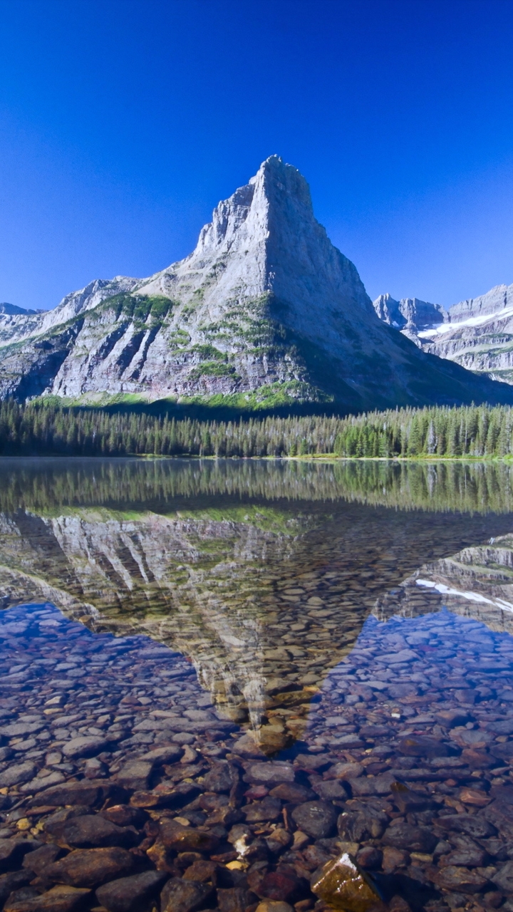 無料モバイル壁紙風景, 自然, 湖, 山, 地球, 空をダウンロードします。