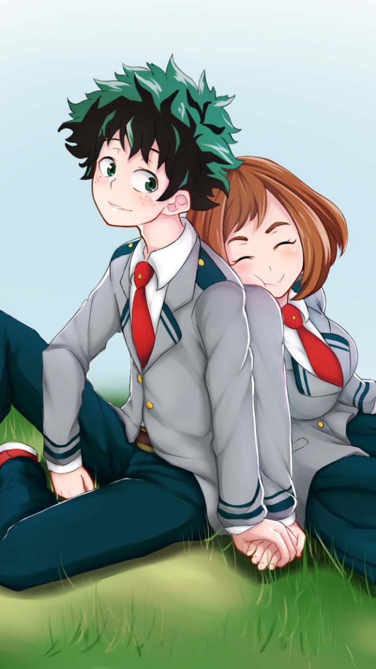 Descarga gratuita de fondo de pantalla para móvil de Animado, Izuku Midoriya, My Hero Academia, Ochaco Uraraka.