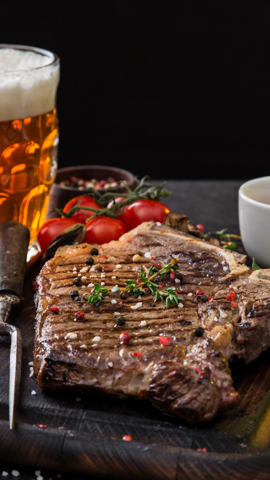 Download mobile wallpaper Food, Meat, Beer, Still Life for free.