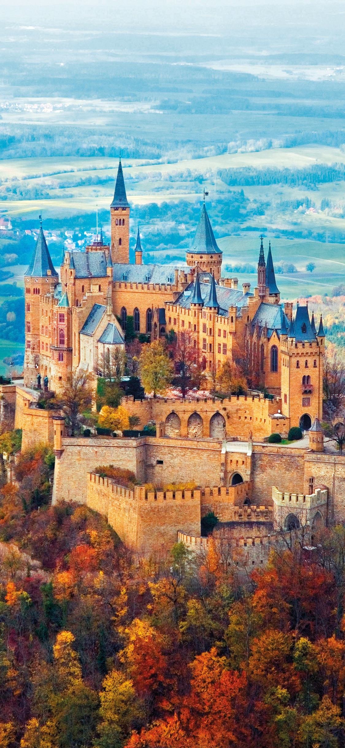 Handy-Wallpaper Schlösser, Menschengemacht, Schloss, Burg Hohenzollern kostenlos herunterladen.