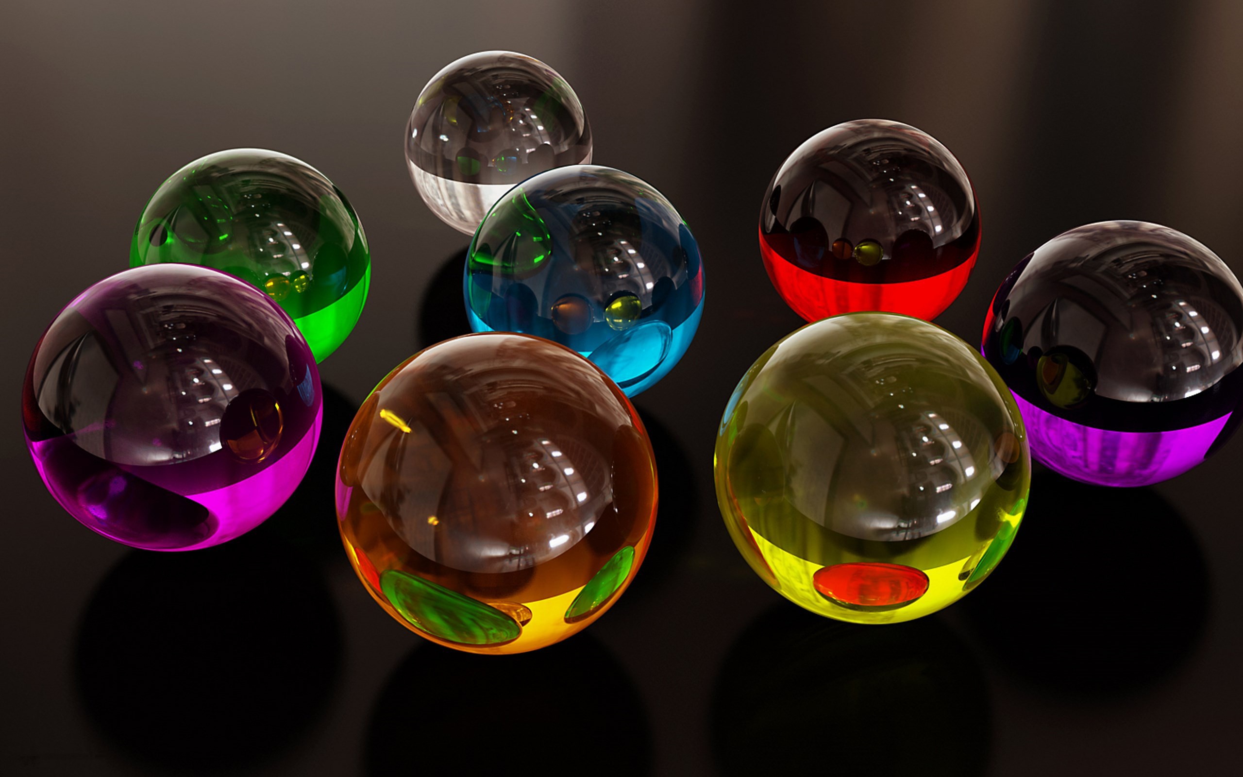 Free download wallpaper Abstract, 3D, Glass, Ball, Cgi on your PC desktop