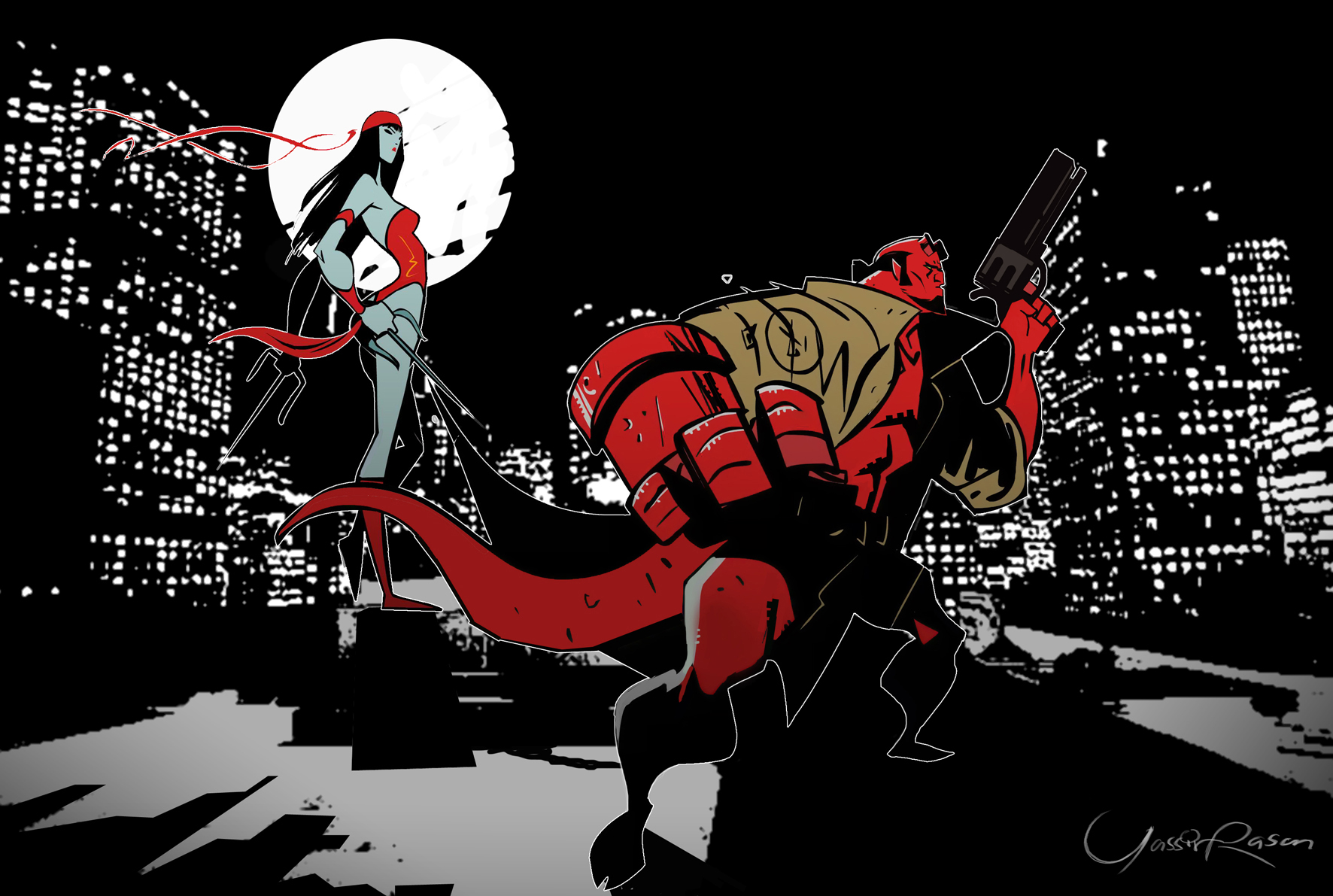 Download mobile wallpaper Comics, Hellboy for free.