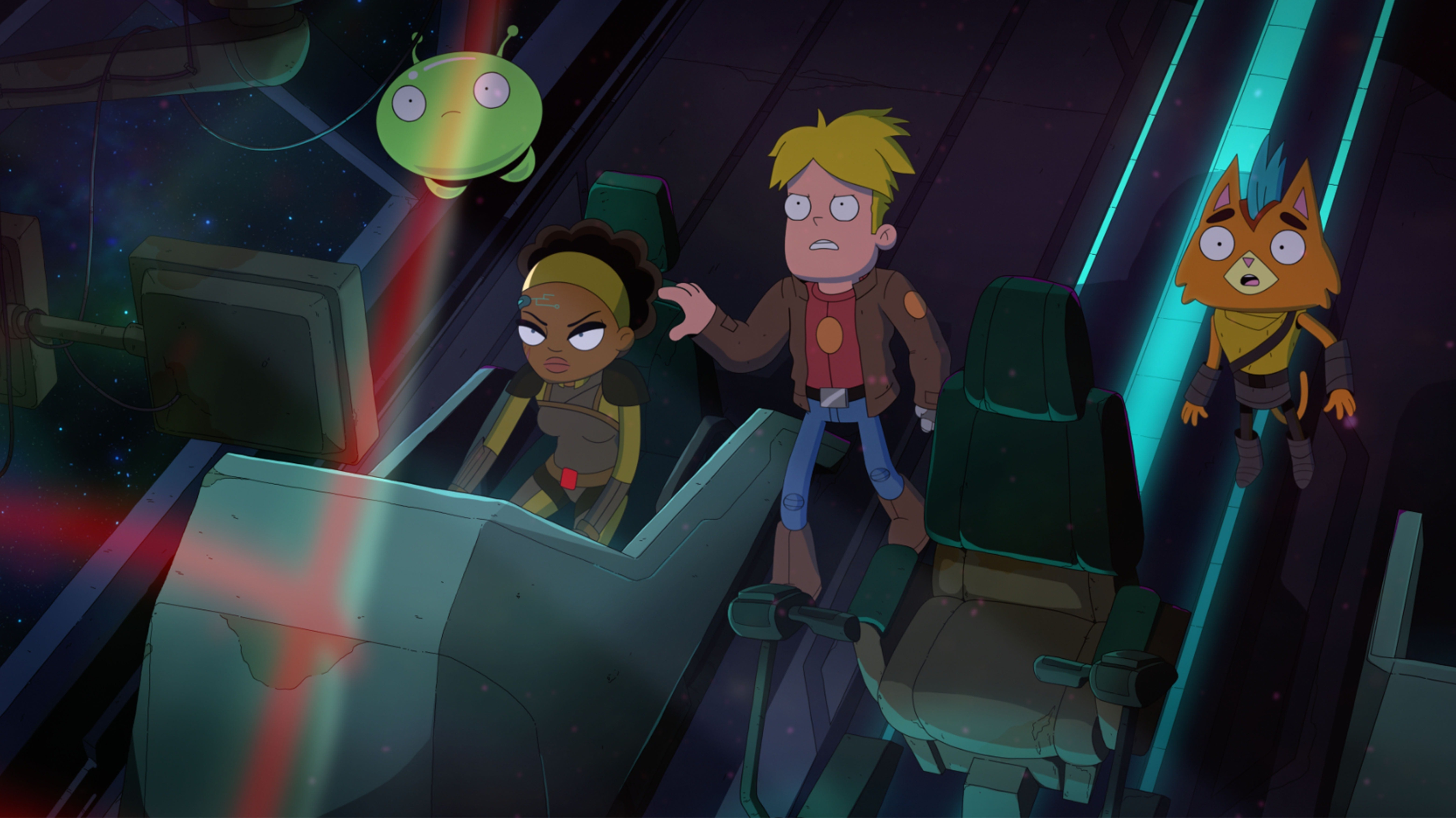 tv show, final space, gary goodspeed, little cato (final space), mooncake (final space), nightfall (final space)