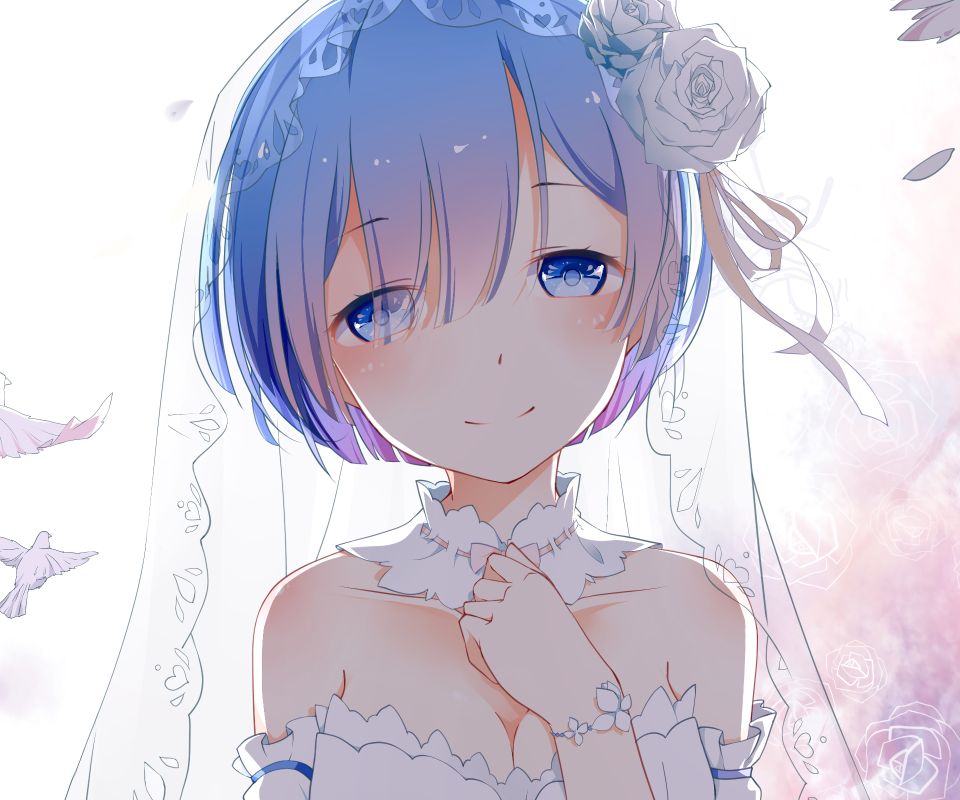 Laden Sie das Animes, Re:zero Das Leben In Einer Anderen Welt Beginnen, Rem (Re: Null)-Bild kostenlos auf Ihren PC-Desktop herunter