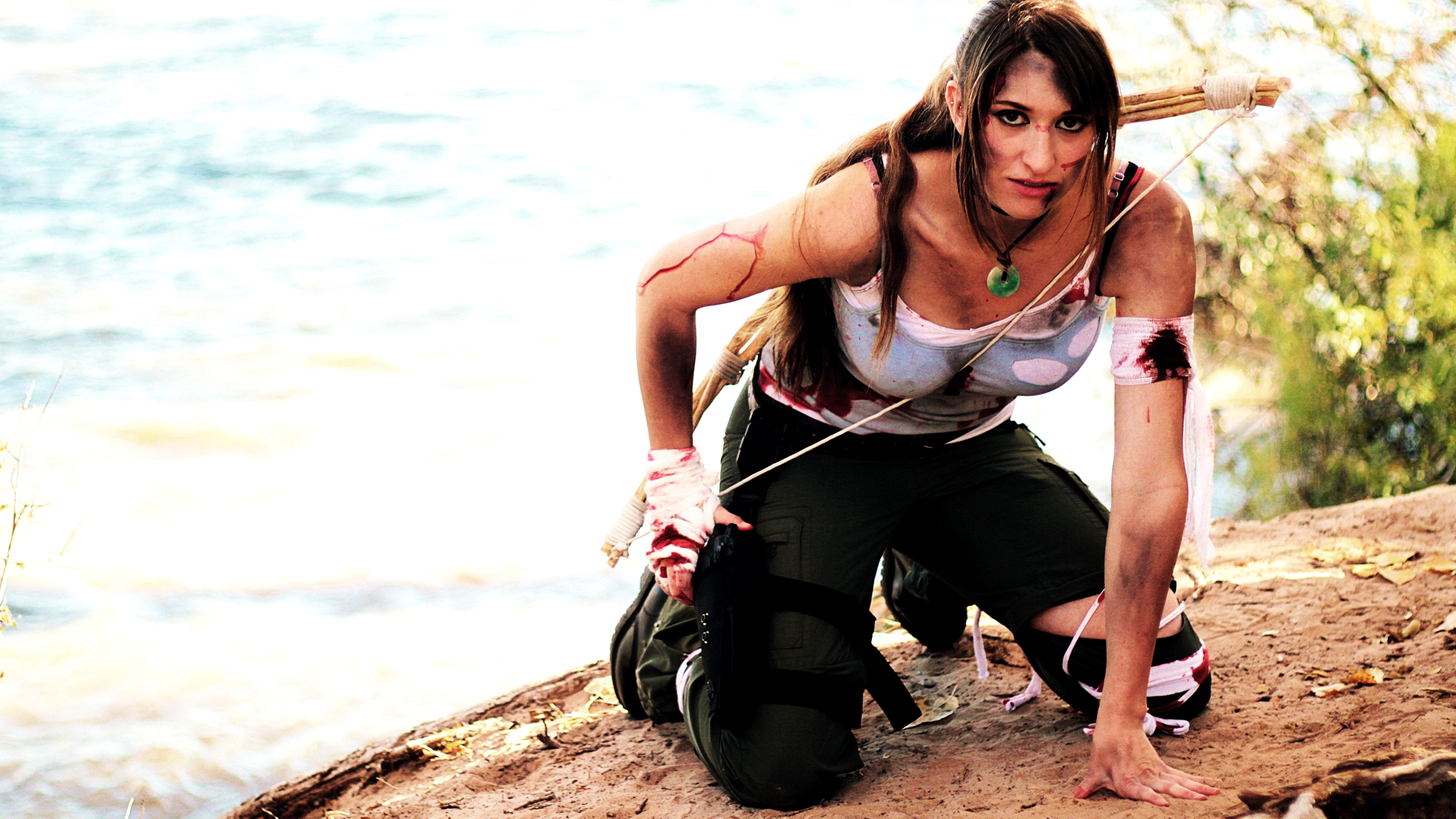 Download mobile wallpaper Tomb Raider, Women, Lara Croft, Cosplay for free.
