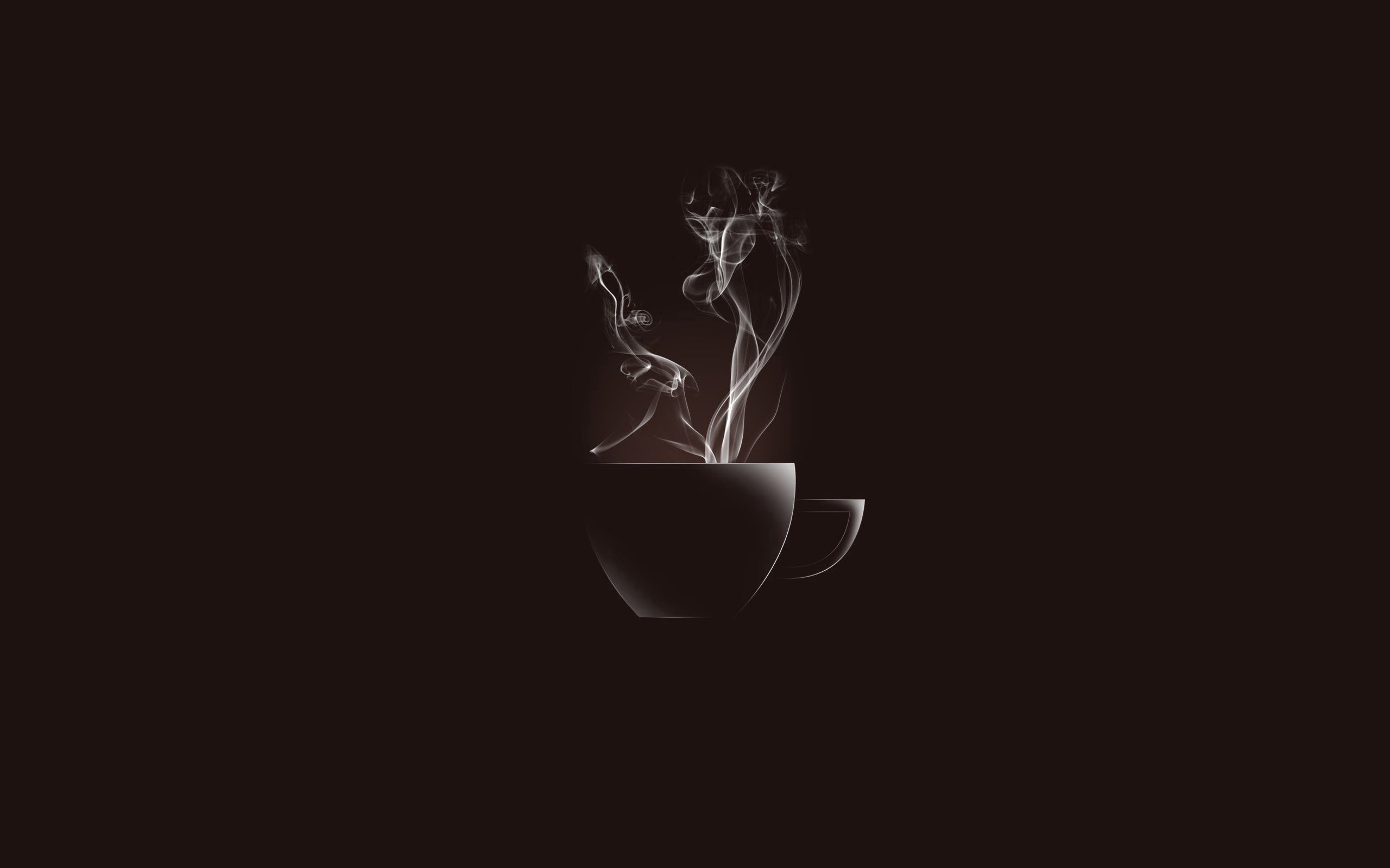 coffee, steam, dark, essence HD wallpaper