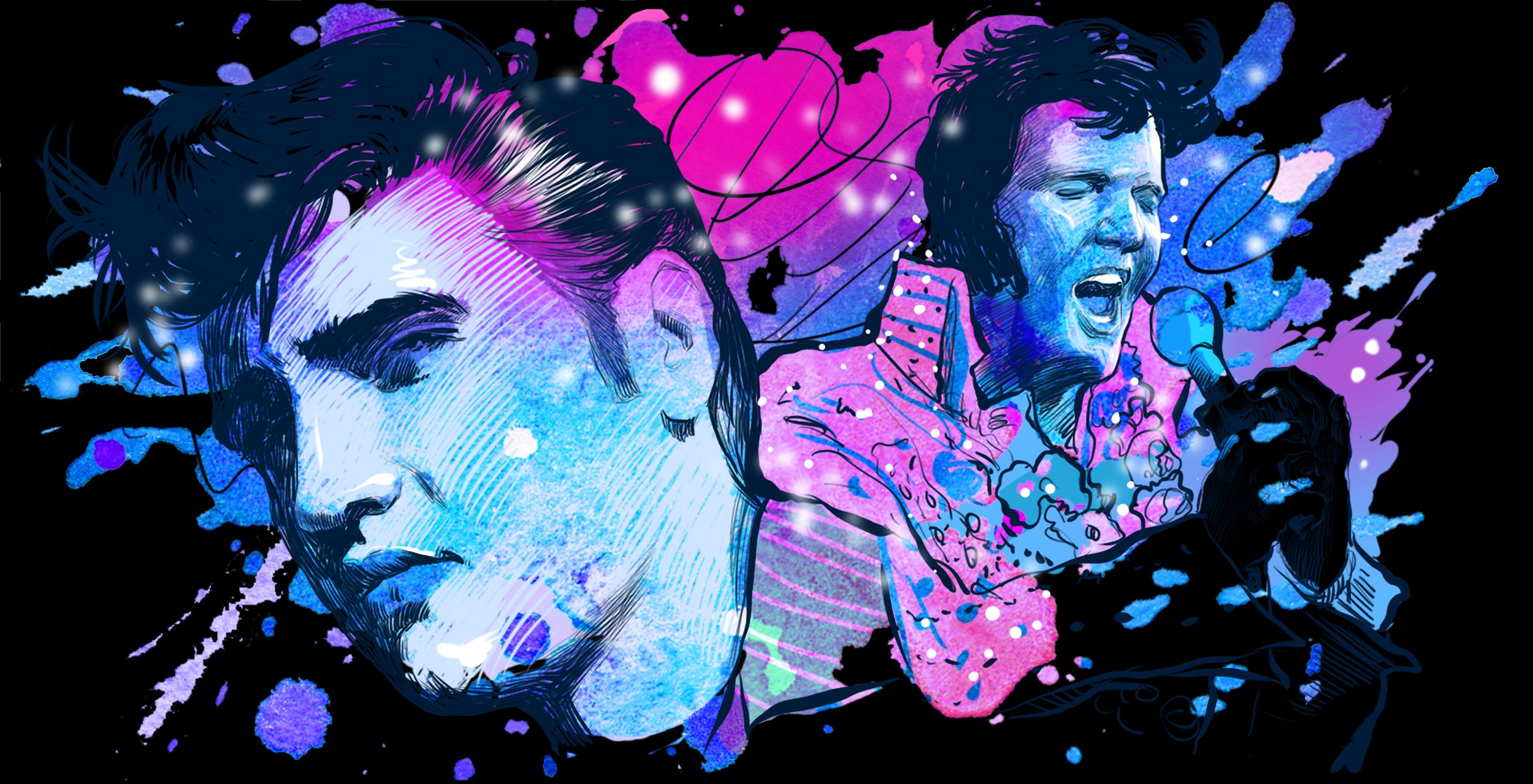 Download mobile wallpaper Music, Elvis Presley for free.