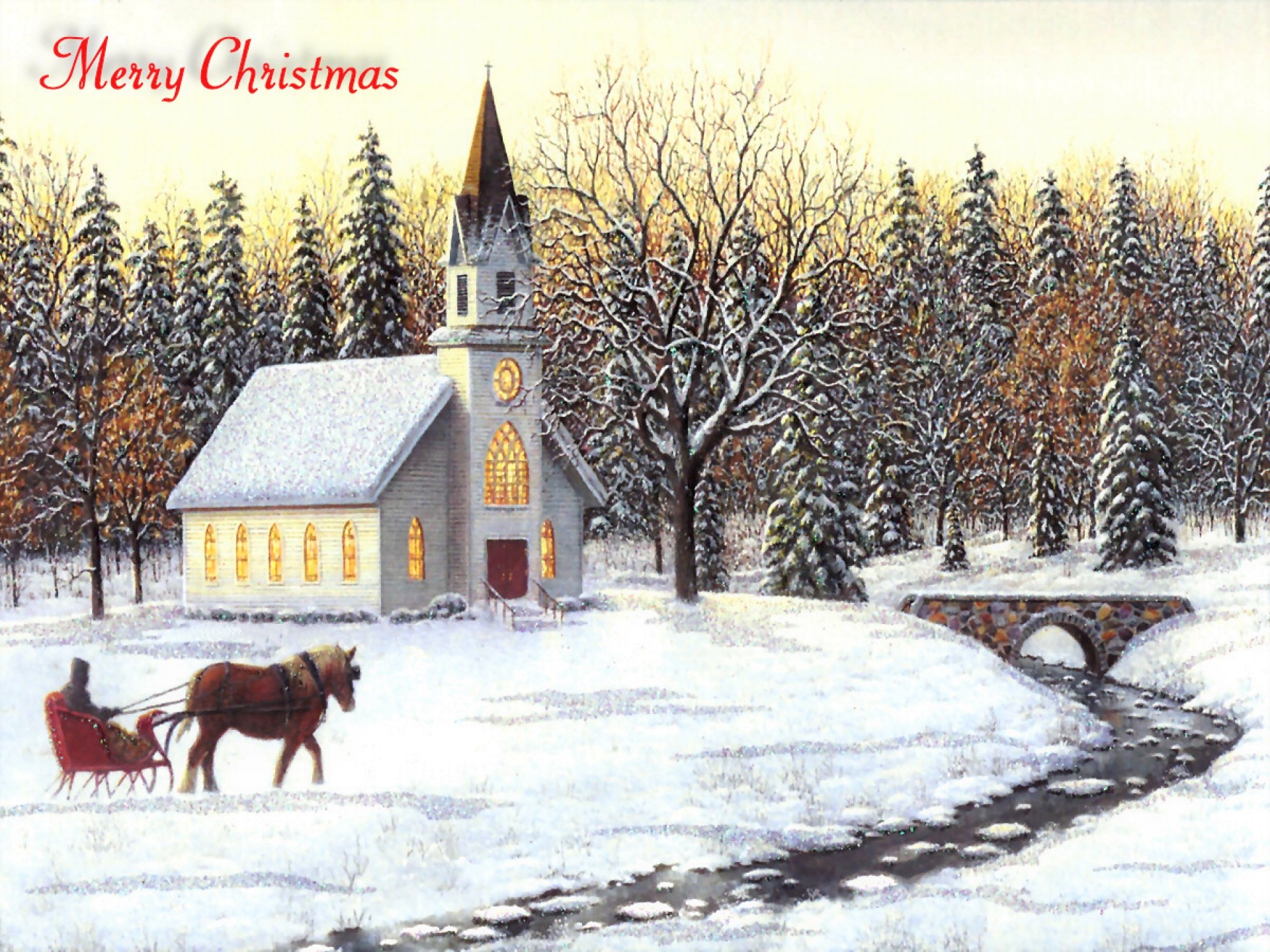 1504545 Hintergrundbild herunterladen feiertage, weihnachten, ferien, von pferden gezogenes fahrzeug, schnee - Bildschirmschoner und Bilder kostenlos