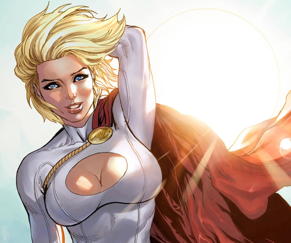 Laden Sie das Comics, Power Girl-Bild kostenlos auf Ihren PC-Desktop herunter