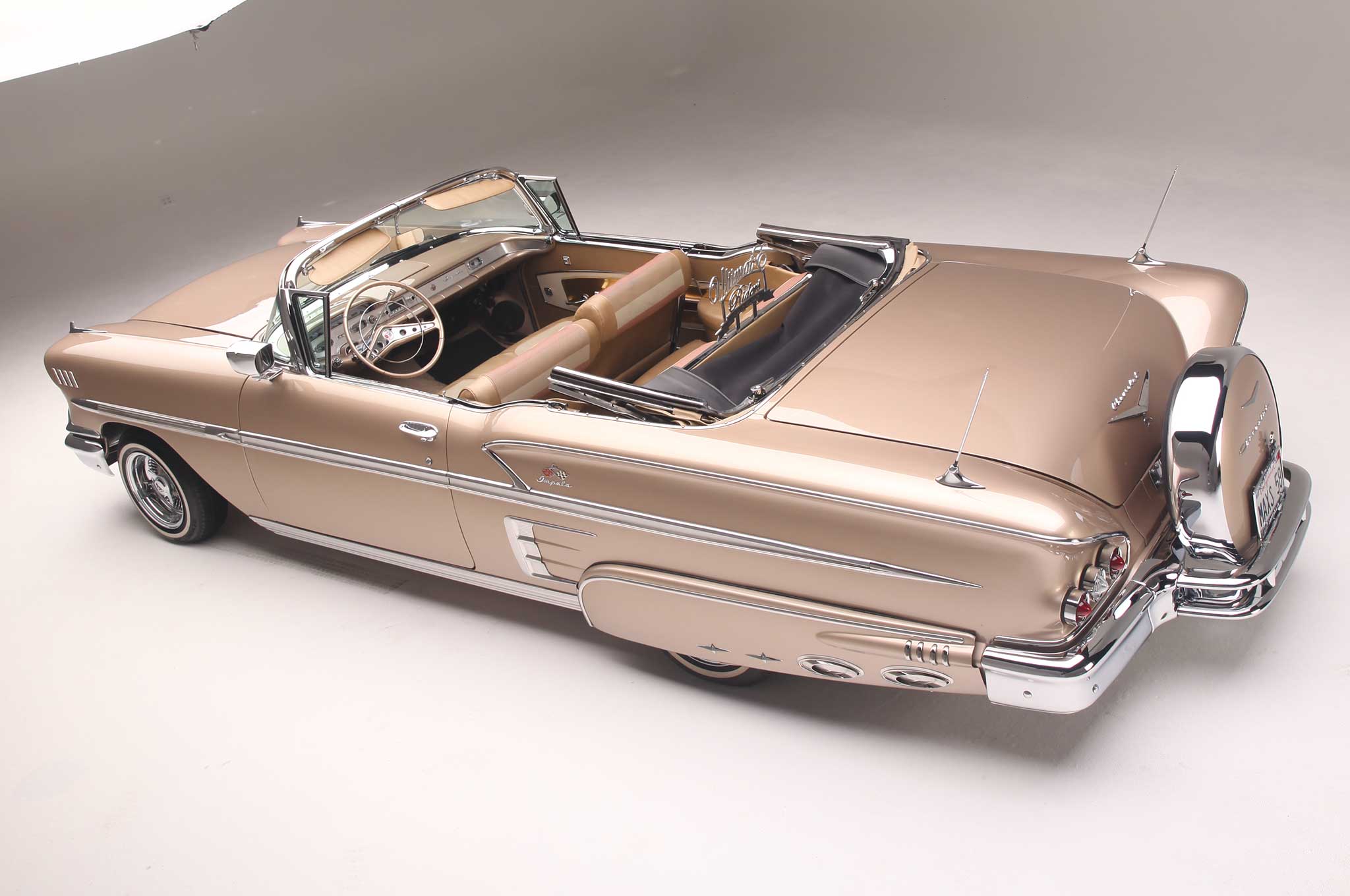 Descargar fondos de escritorio de 1958 Chevrolet Impala Descapotable HD