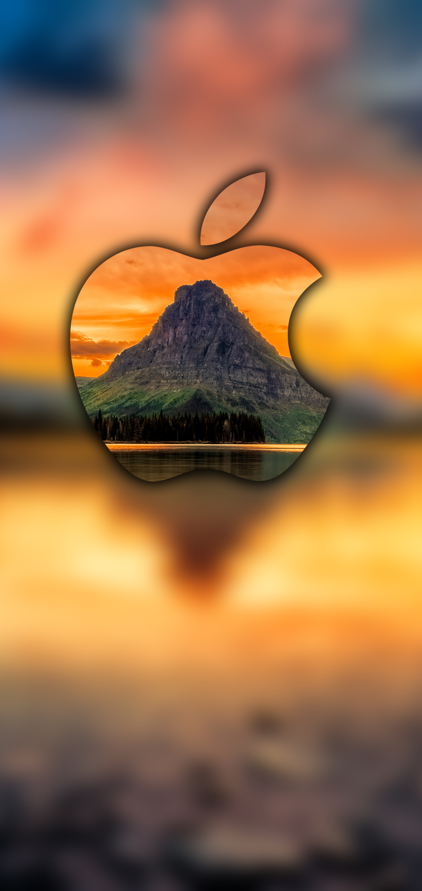 Скачать картинку Озеро, Технологии, Яблоко, Apple Inc в телефон бесплатно.