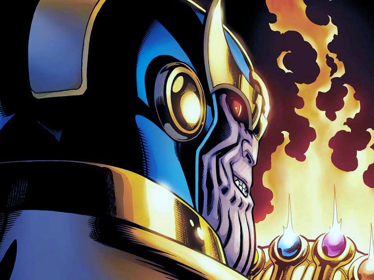 Free download wallpaper Comics, Thanos on your PC desktop