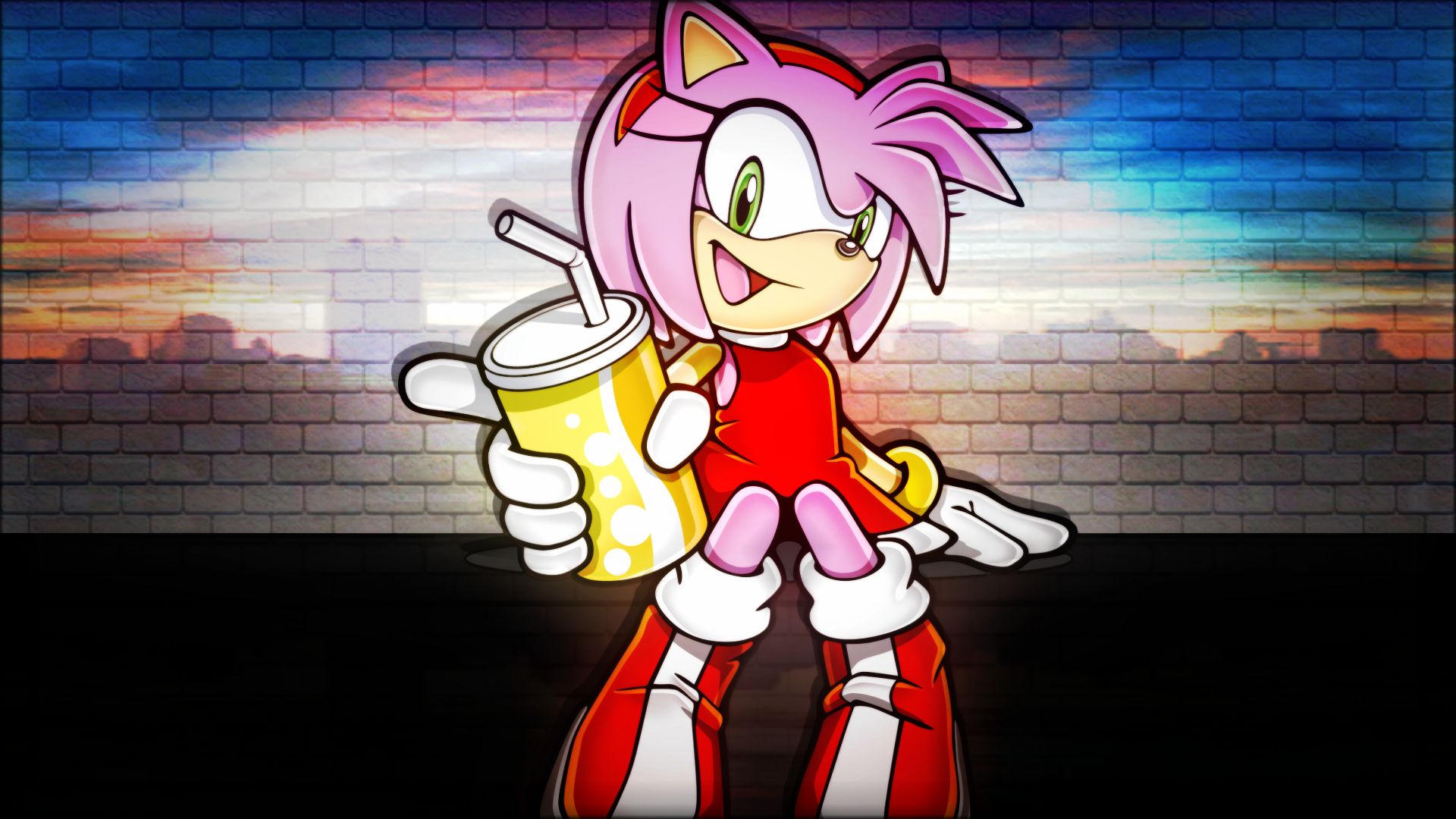 video game, sonic adventure, amy rose, sonic