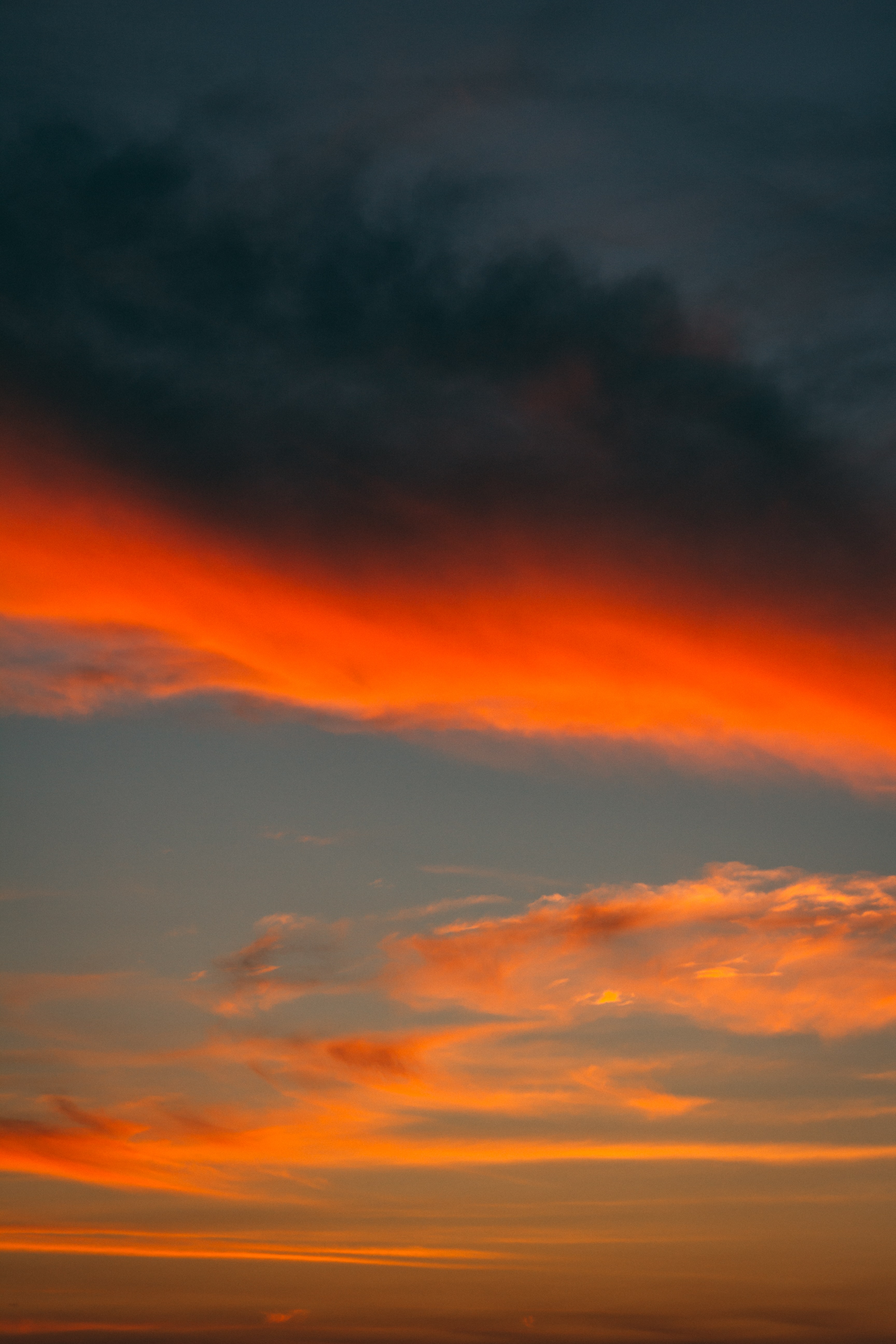 nature, sunset, sky, clouds, mainly cloudy, overcast, handsomely, it's beautiful 4K, Ultra HD