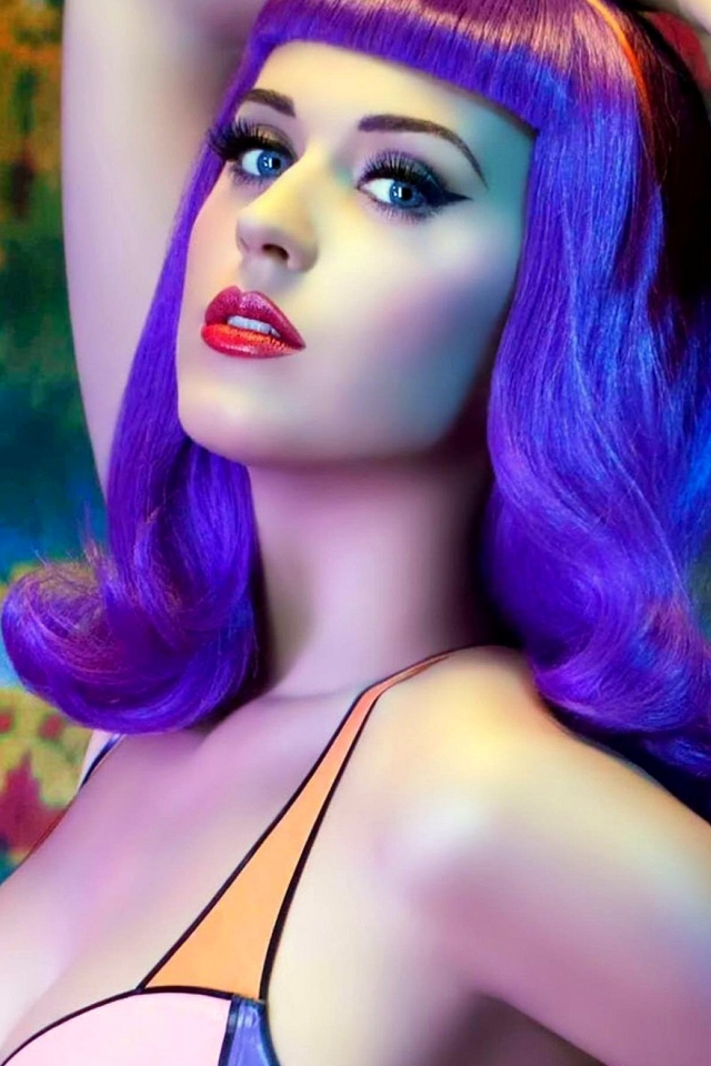 Handy-Wallpaper Musik, Katy Perry, Sänger, Blaue Augen kostenlos herunterladen.