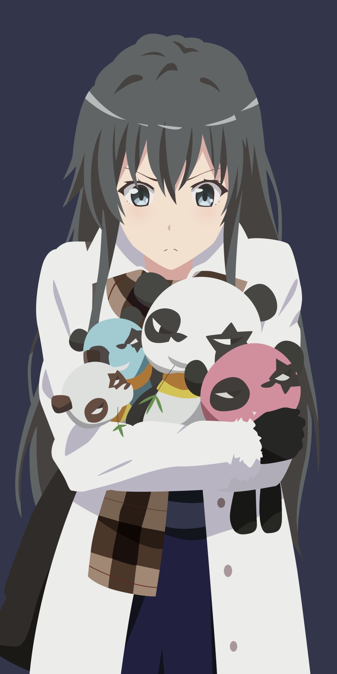 Handy-Wallpaper Animes, Yahari Ore No Seishun Rabukome Wa Machigatteiru, Yukino Yukinoshita kostenlos herunterladen.