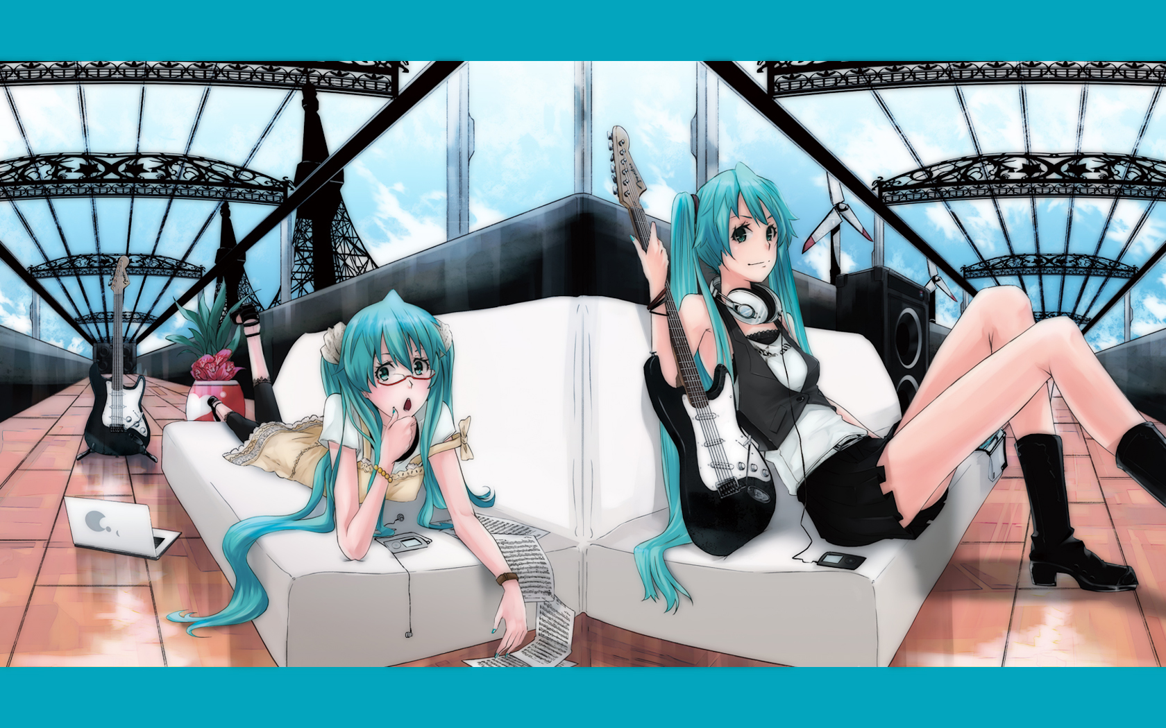 無料モバイル壁紙ボーカロイド, 初音ミク, アニメをダウンロードします。