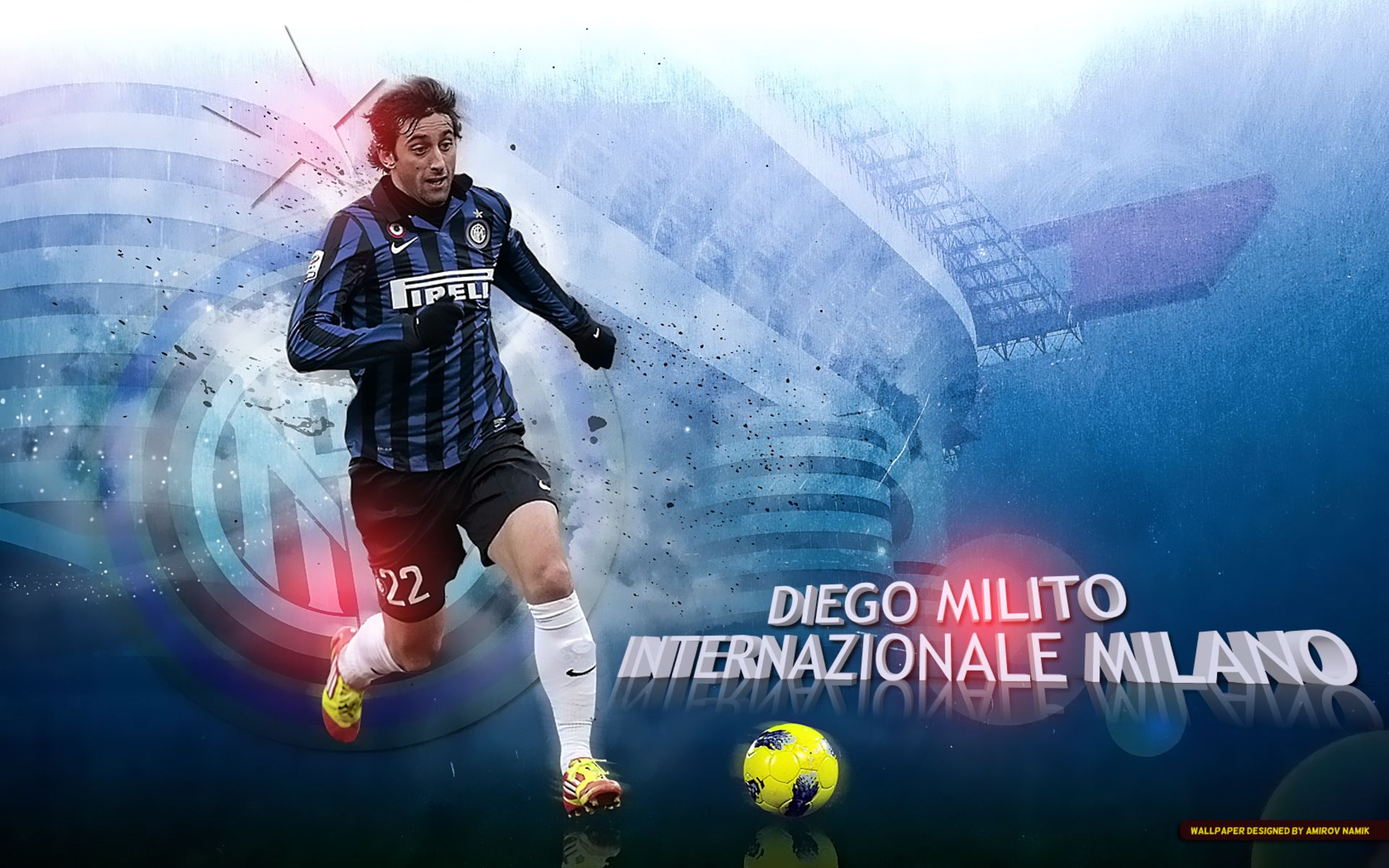 Descarga gratuita de fondo de pantalla para móvil de Fútbol, Deporte, Inter De Milán, Diego Milito.