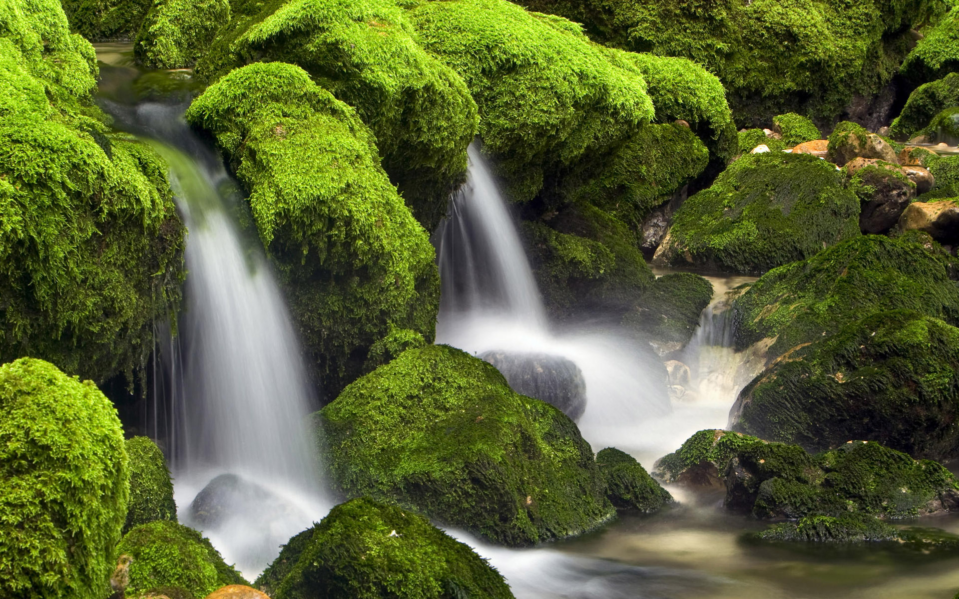 earth, waterfall, waterfalls HD for desktop 1080p