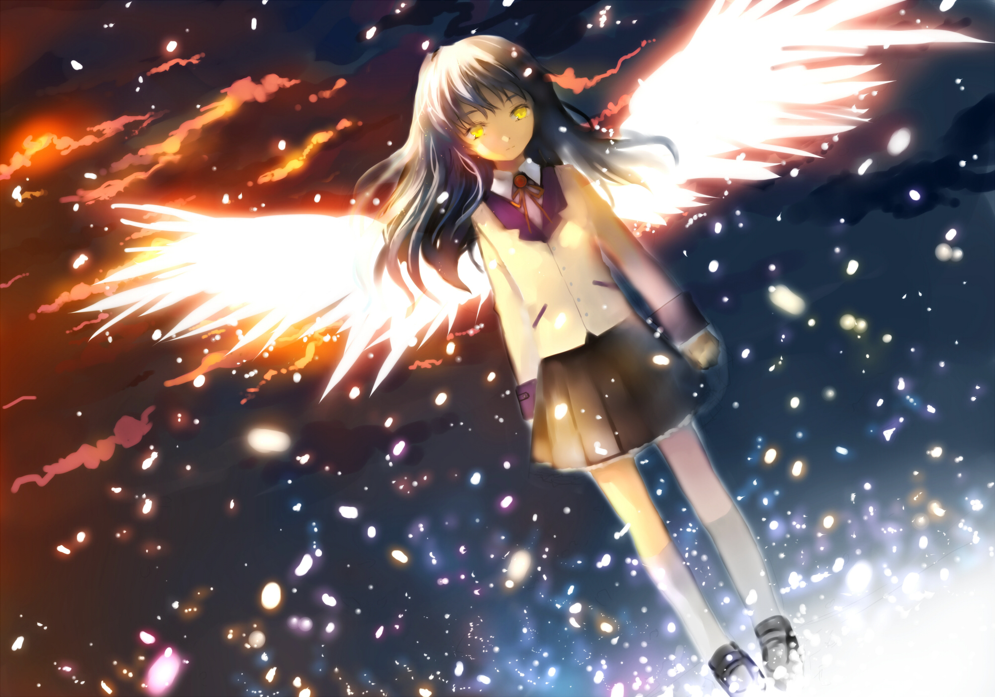 179136 Hintergrundbild herunterladen animes, angel beats!, kanade tachibana - Bildschirmschoner und Bilder kostenlos