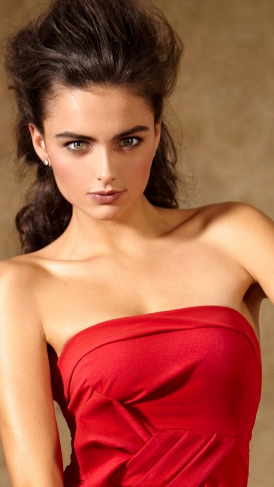 無料モバイル壁紙ドレス, モデル, 女性, 赤いドレス, ダーラ・ベイカーをダウンロードします。