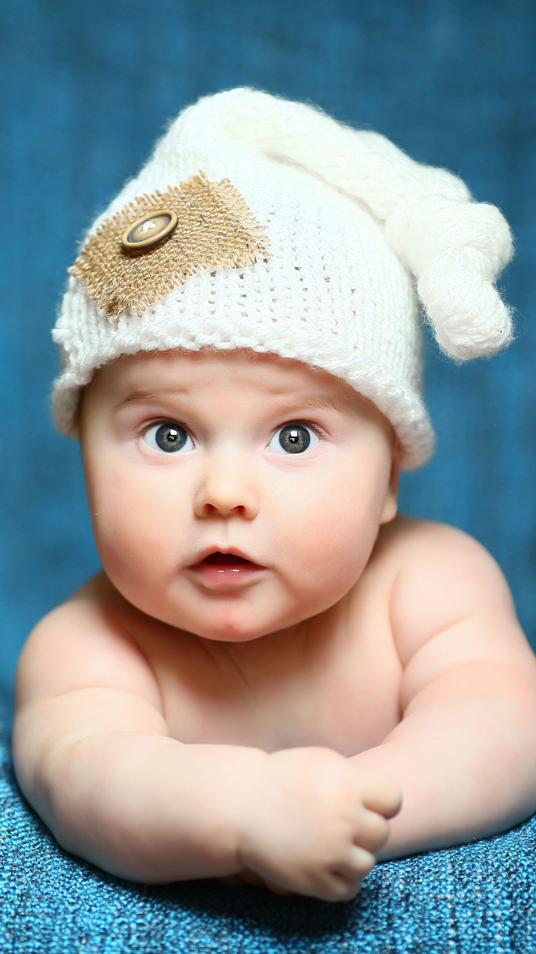 Download mobile wallpaper Teddy Bear, Hat, Photography, Baby for free.