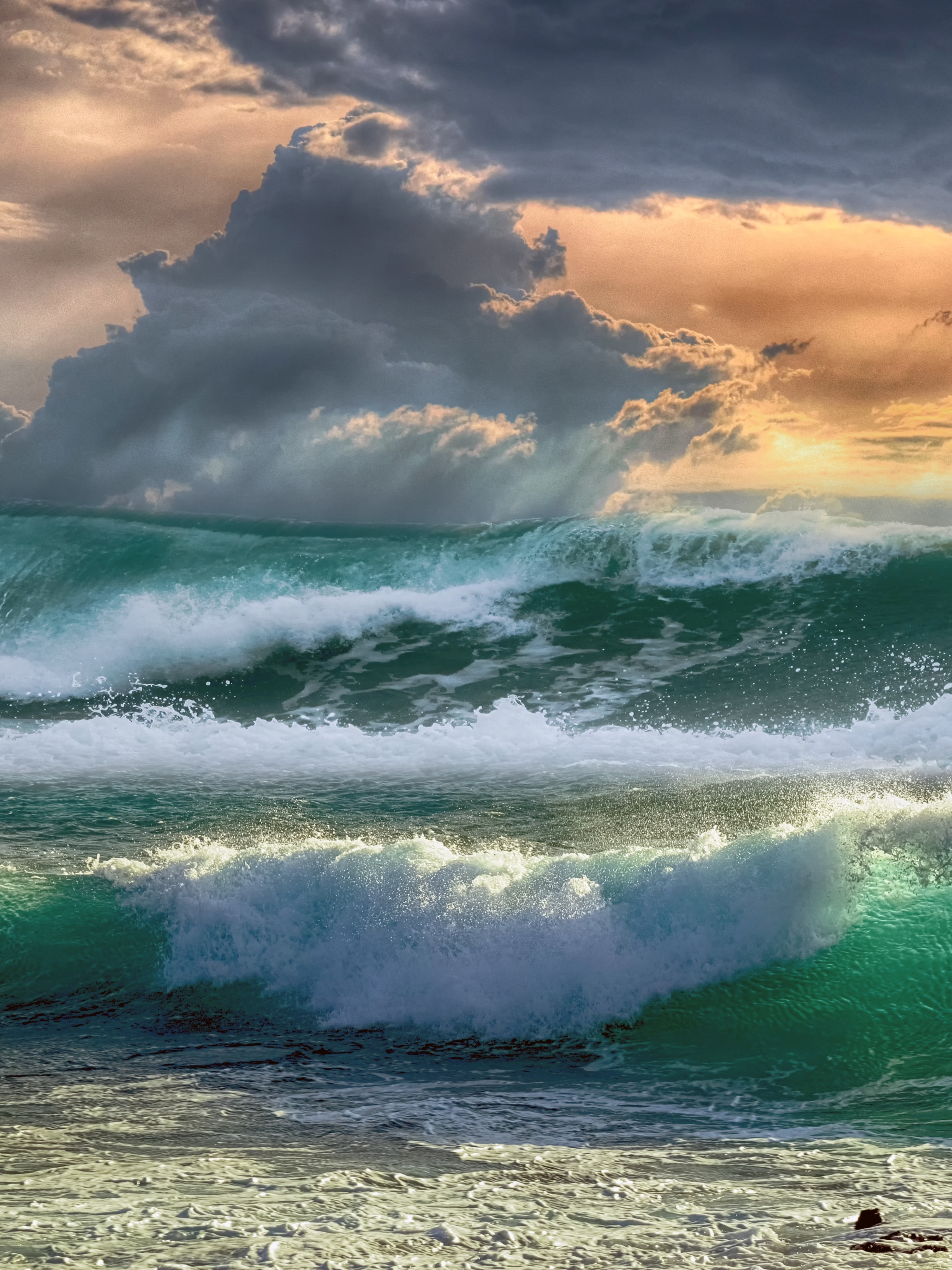 Baixar papel de parede para celular de Oceano, Onda, Terra/natureza gratuito.