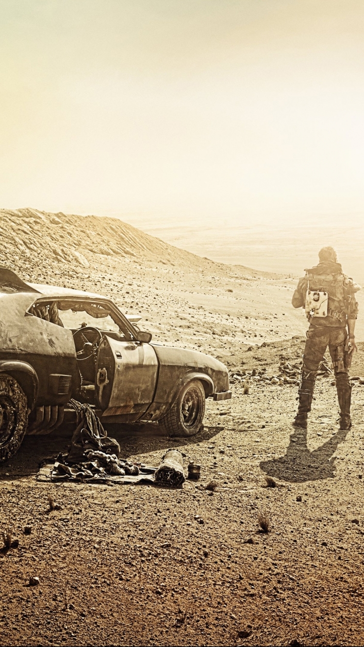 Handy-Wallpaper Filme, Mad Max: Fury Road, Max Rockatansky kostenlos herunterladen.