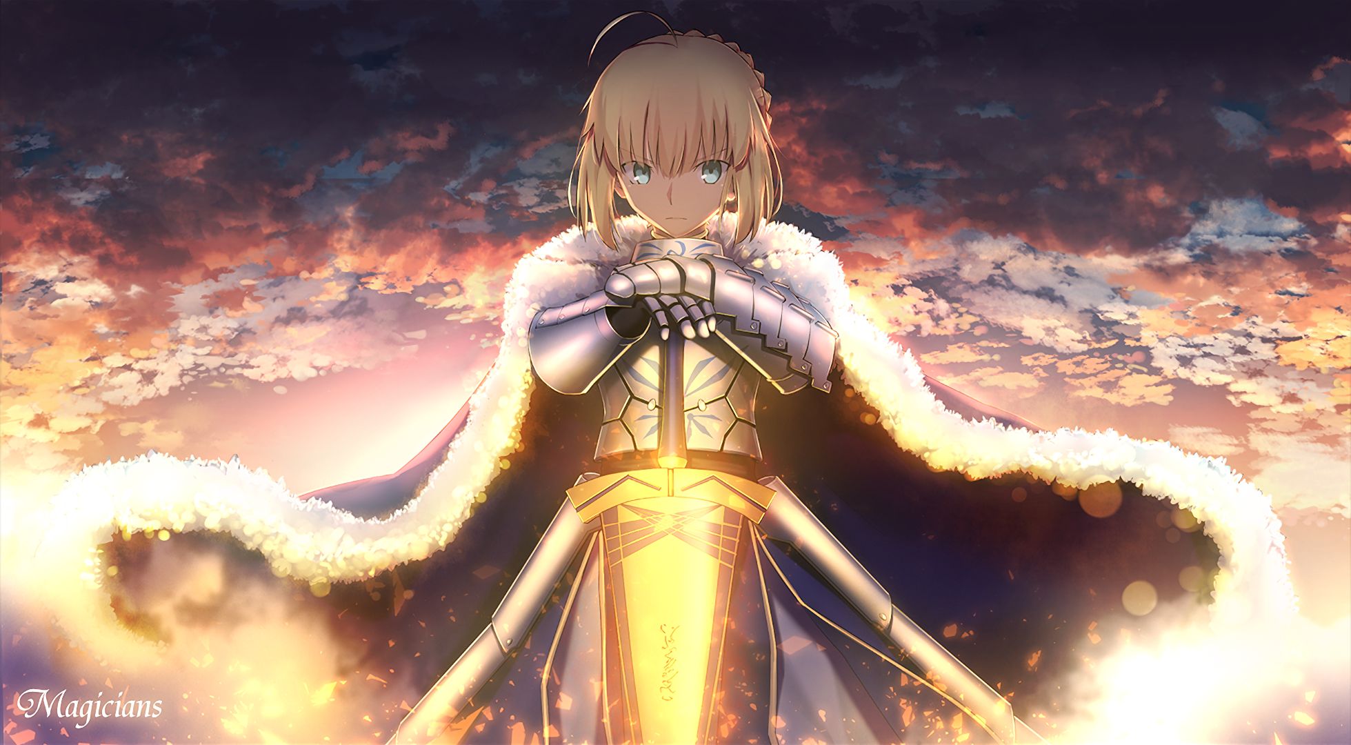 Laden Sie das Animes, Säbel (Fate Serie), Fate/stay Night, Schicksalsserie-Bild kostenlos auf Ihren PC-Desktop herunter