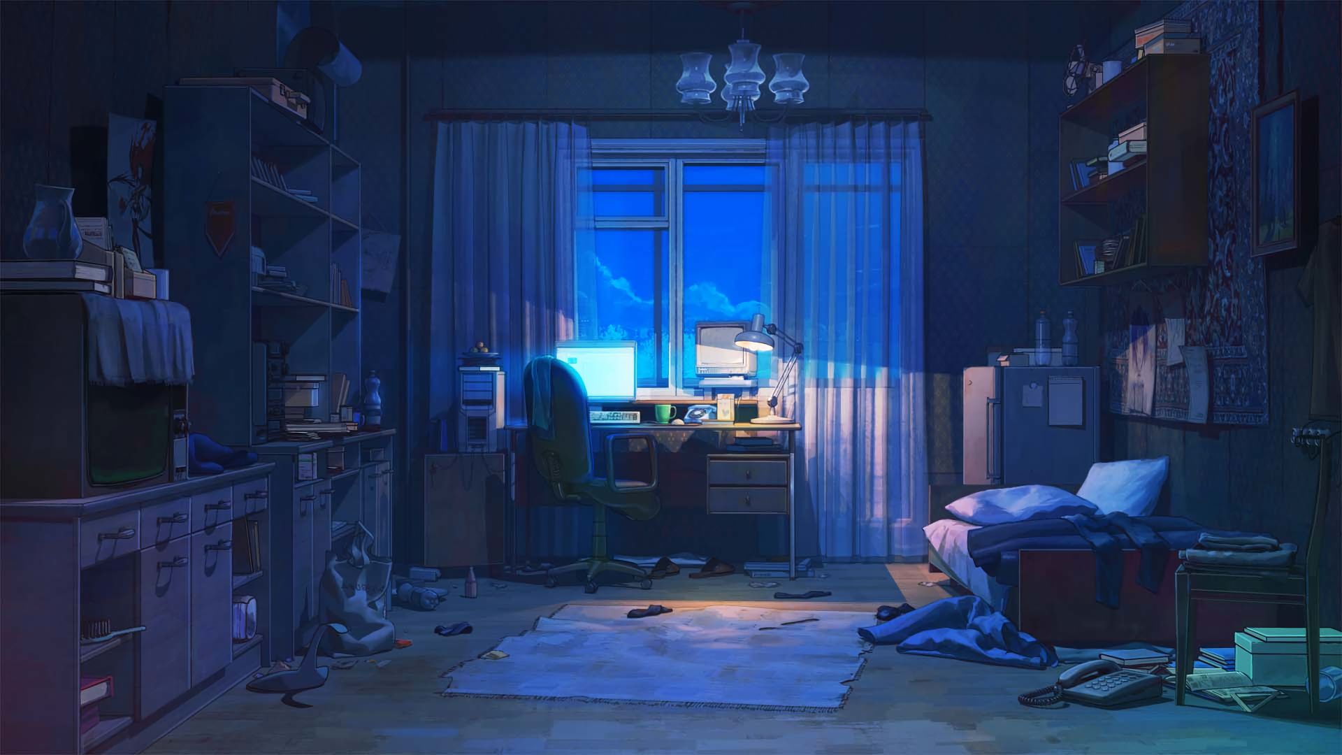 Free download wallpaper Anime, Room on your PC desktop