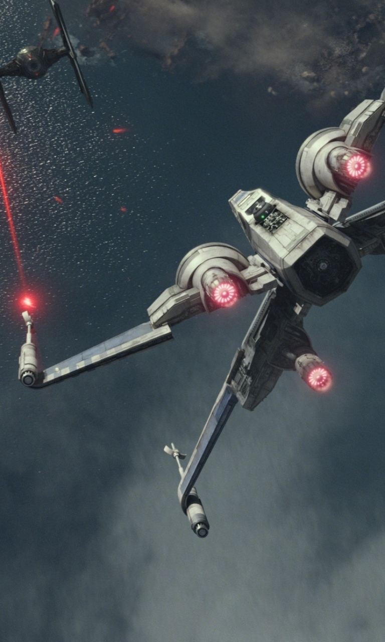 Download mobile wallpaper Star Wars, Movie, Tie Fighter, X Wing, Star Wars Episode Vii: The Force Awakens for free.