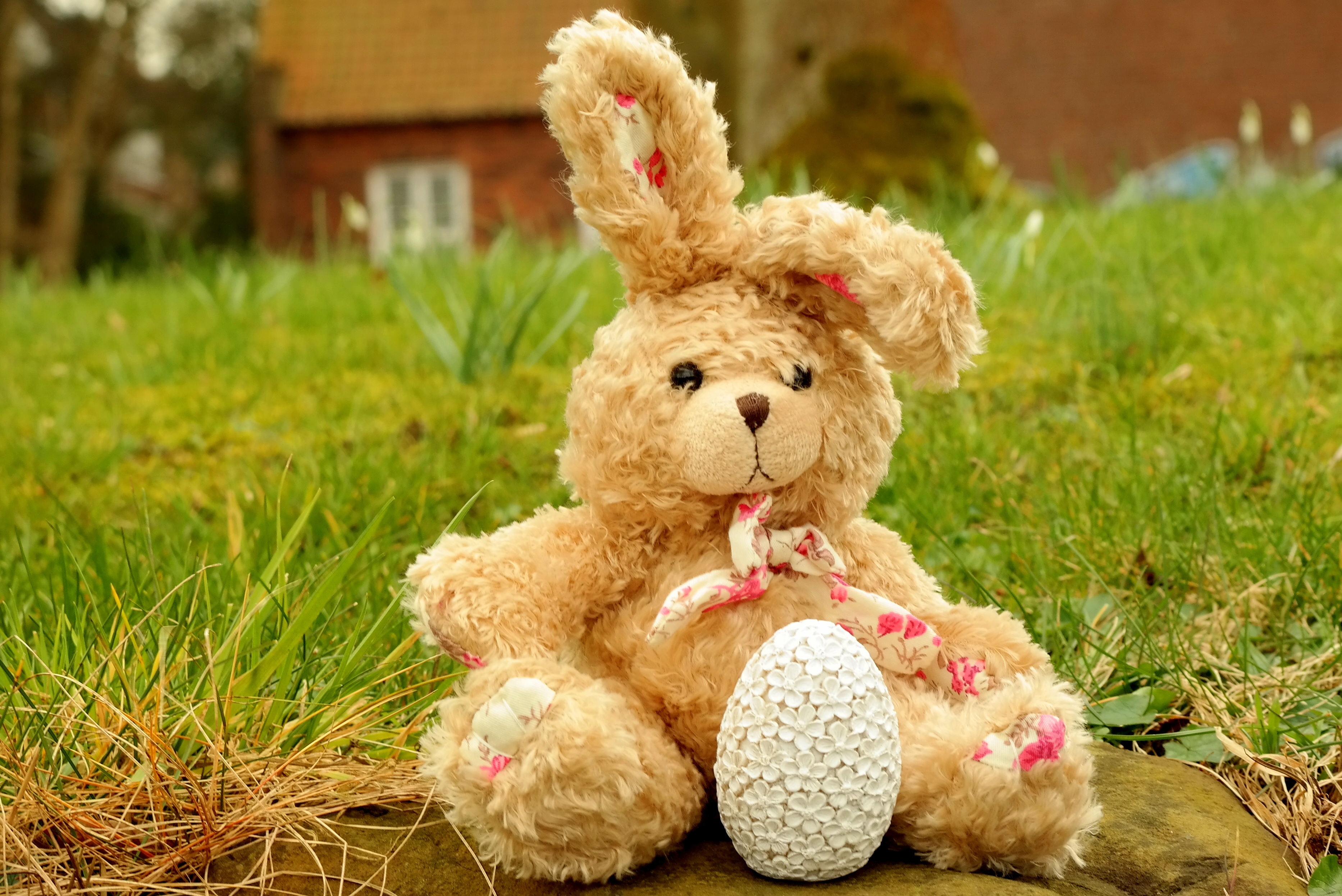 Free download wallpaper Hare, Egg, Holidays, Easter, Toy on your PC desktop