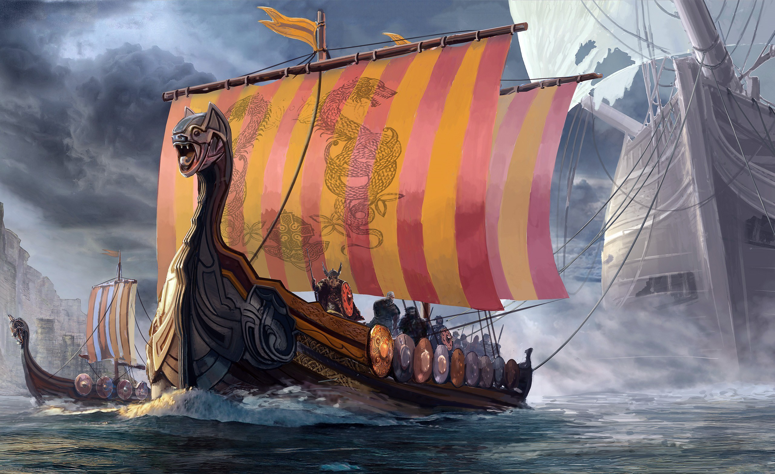 Download mobile wallpaper Fantasy, Viking for free.