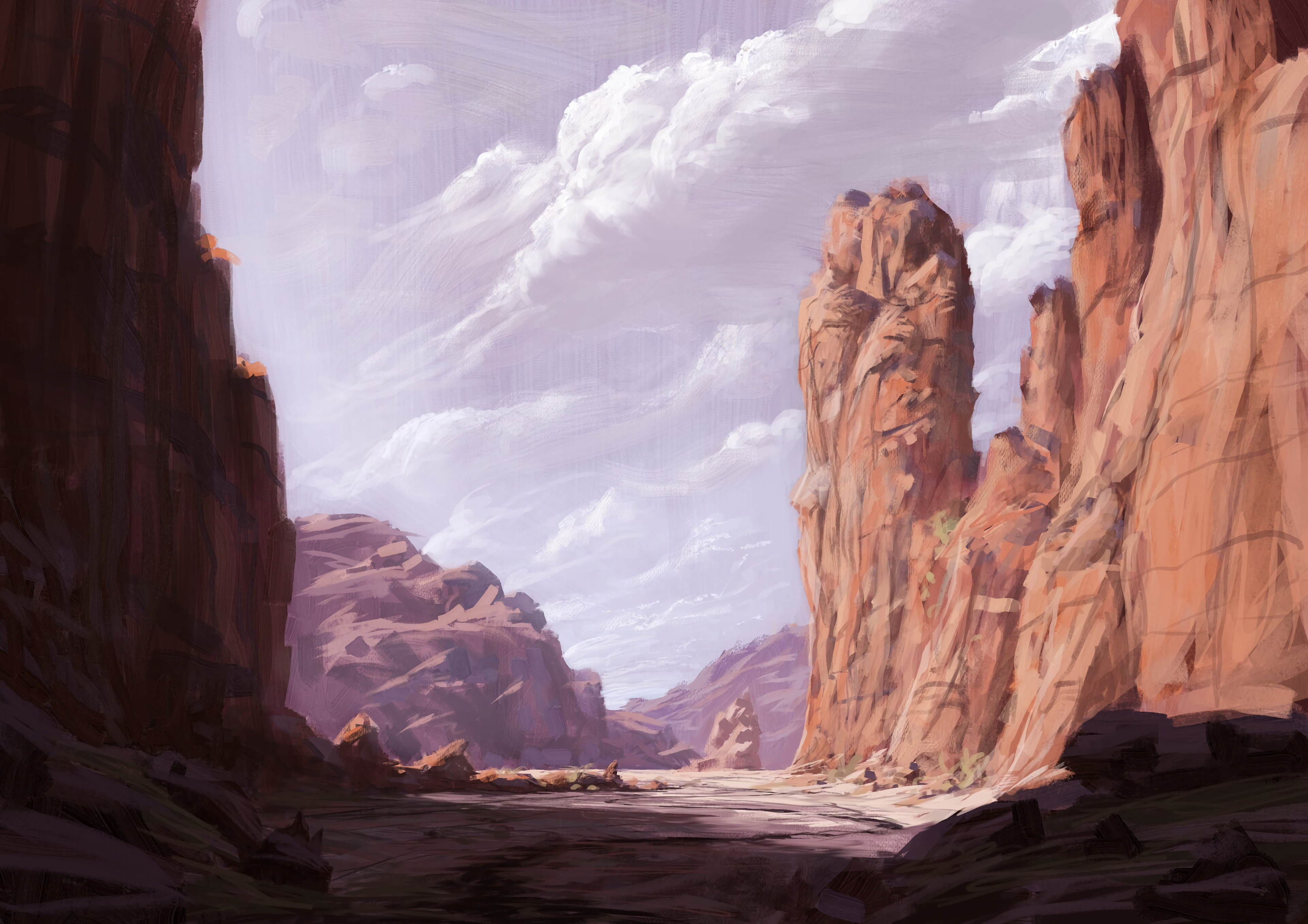 Free download wallpaper Rocks, Art, Canyon on your PC desktop