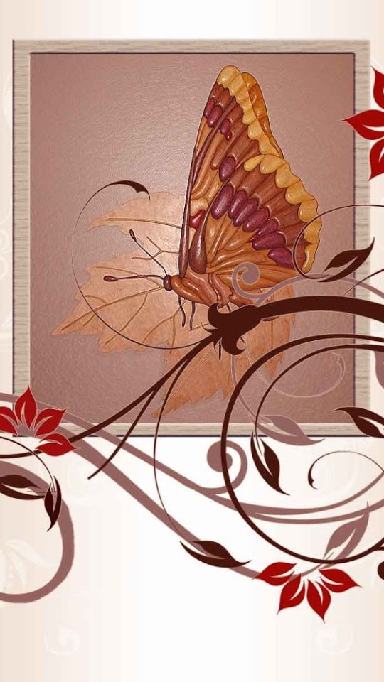 Download mobile wallpaper Colors, Butterfly, Design, Artistic for free.