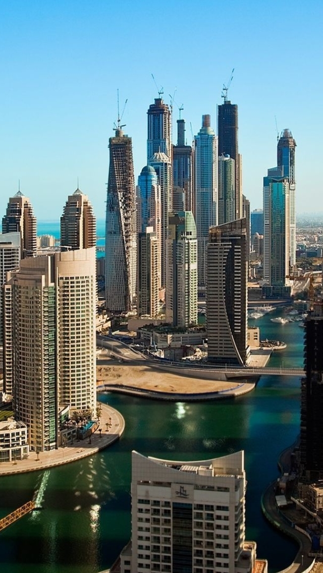 Скачать картинку Города, Дубай, Сделано Человеком в телефон бесплатно.