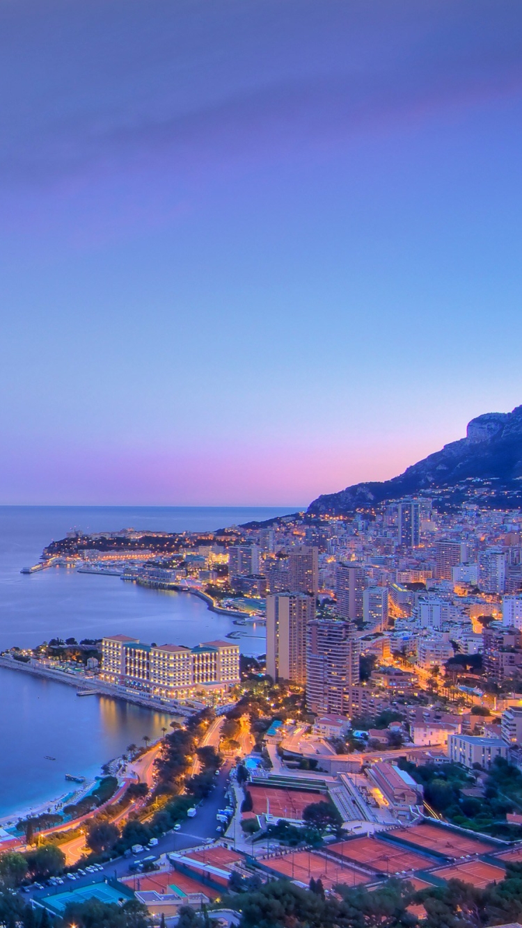 Handy-Wallpaper Landschaft, Städte, Stadt, Monaco, Menschengemacht, Großstadt kostenlos herunterladen.