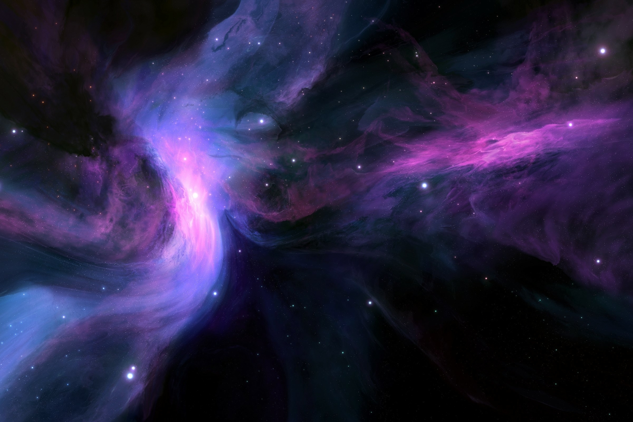 Скачать картинку Космос, Туманность, Пространство, Пурпурный, Научная Фантастика в телефон бесплатно.